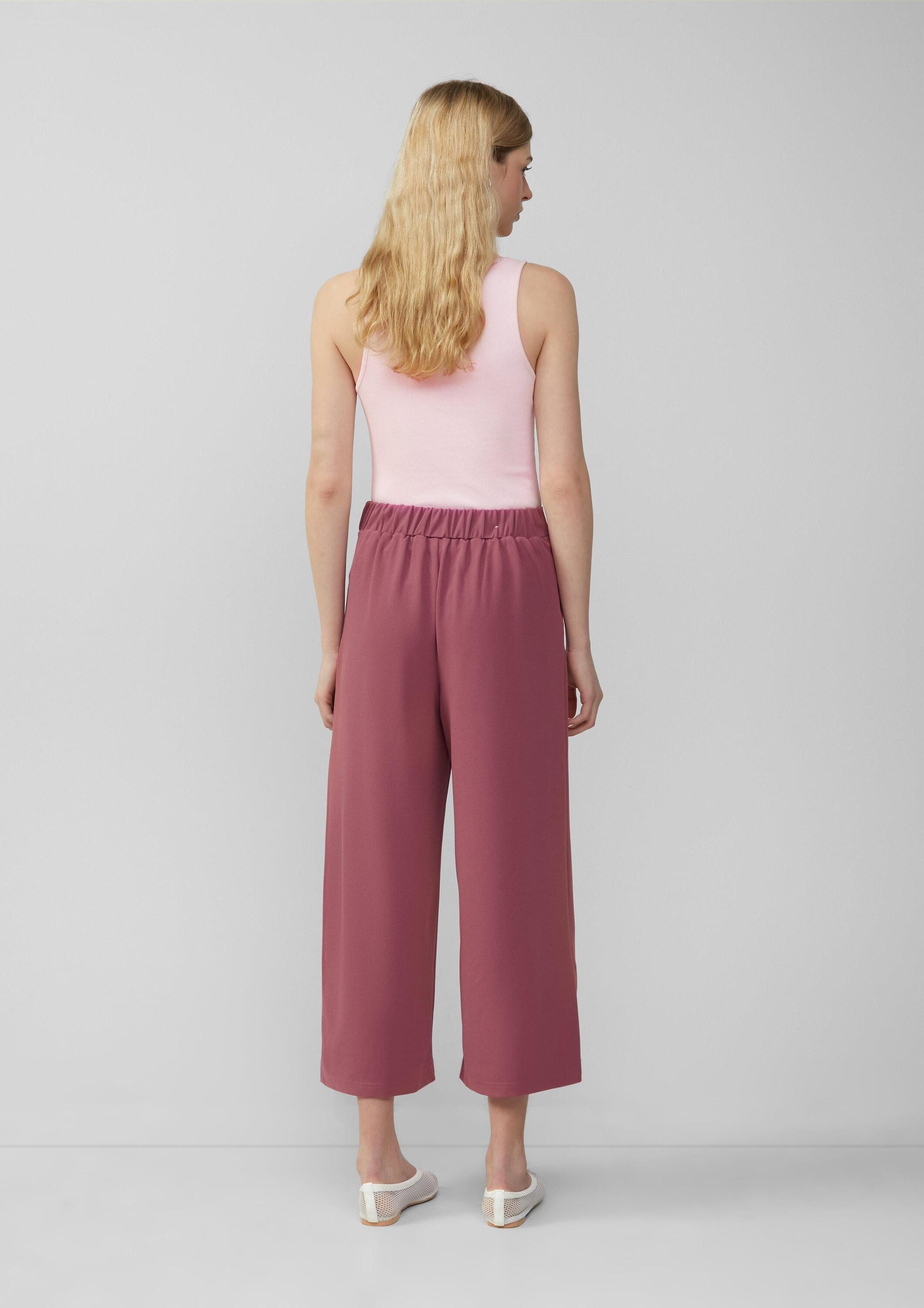QS Culotte Hose Culotte aus Interlockjersey