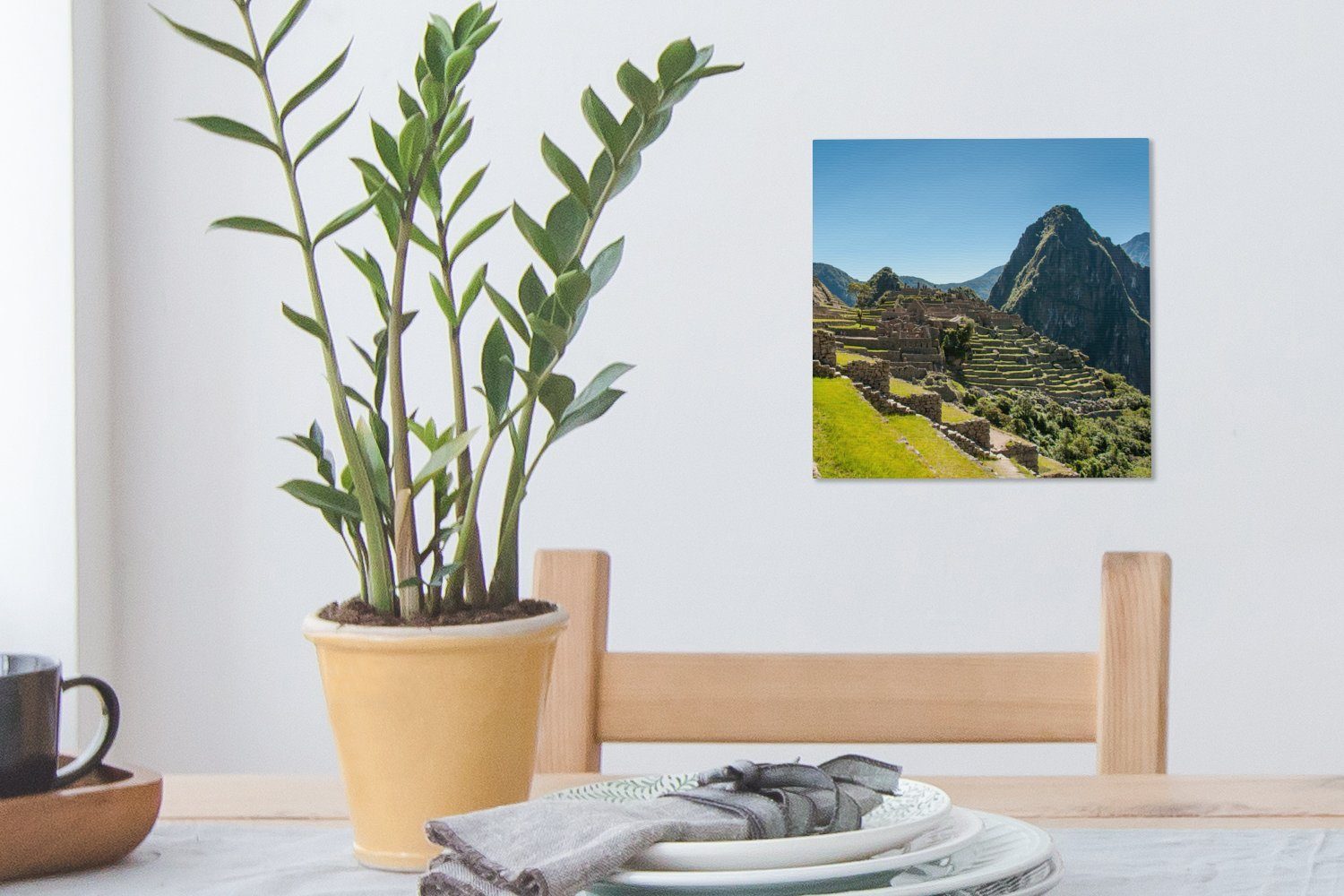 Leinwandbild Leinwand Schlafzimmer Sonne (1 - Wohnzimmer für - Picchu, St), Peru Machu Bilder OneMillionCanvasses®