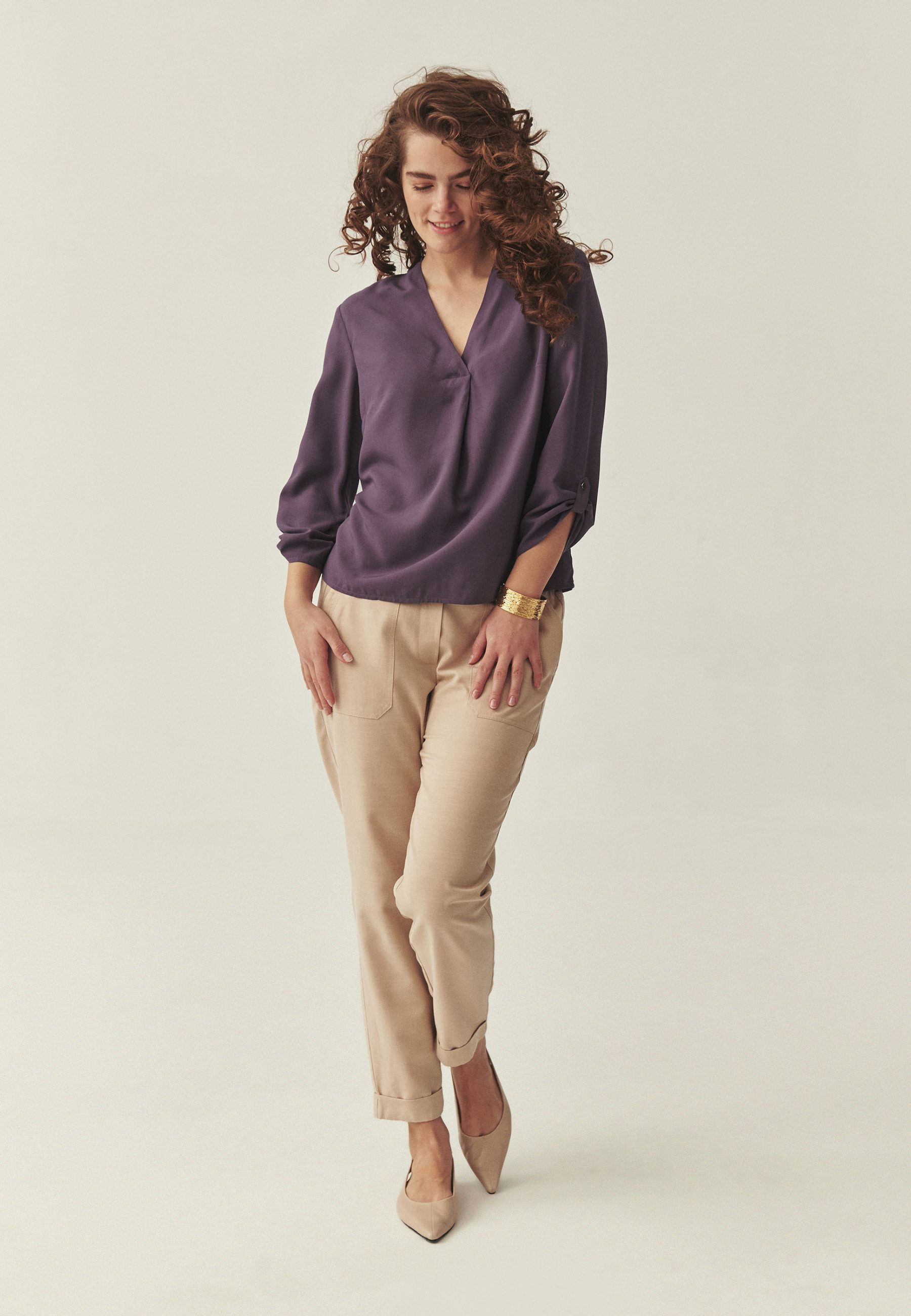 TATUUM Klassische Bluse Klassische Bluse Aus Lenzing™ Ecovero™ Viskose - Elmi – Bild 2 von 5
