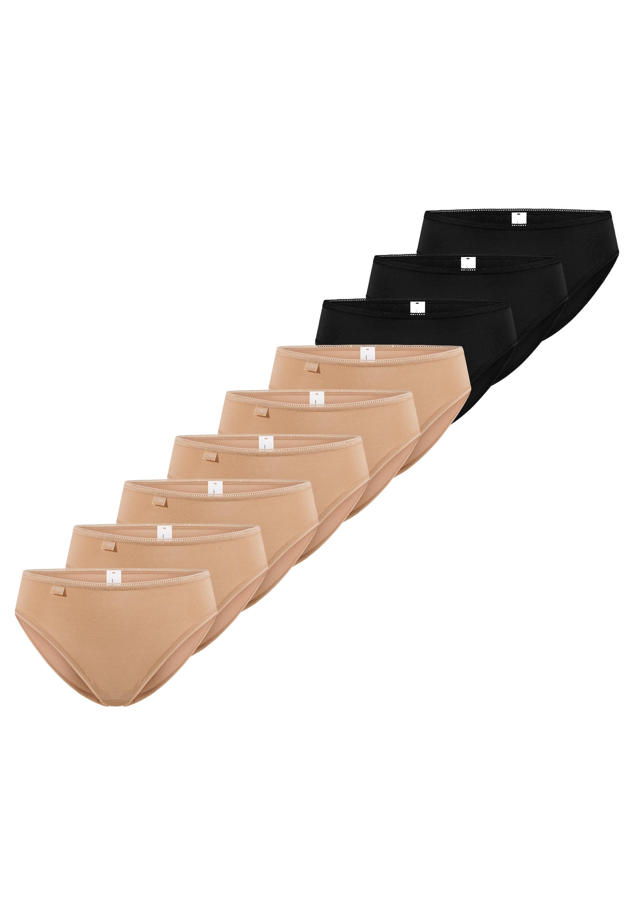sloggi Tai-Slip 9er Pack 24/7 Cotton (Spar-Set, 9-St) Tai Slip - Baumwolle - Atmungsaktiv
