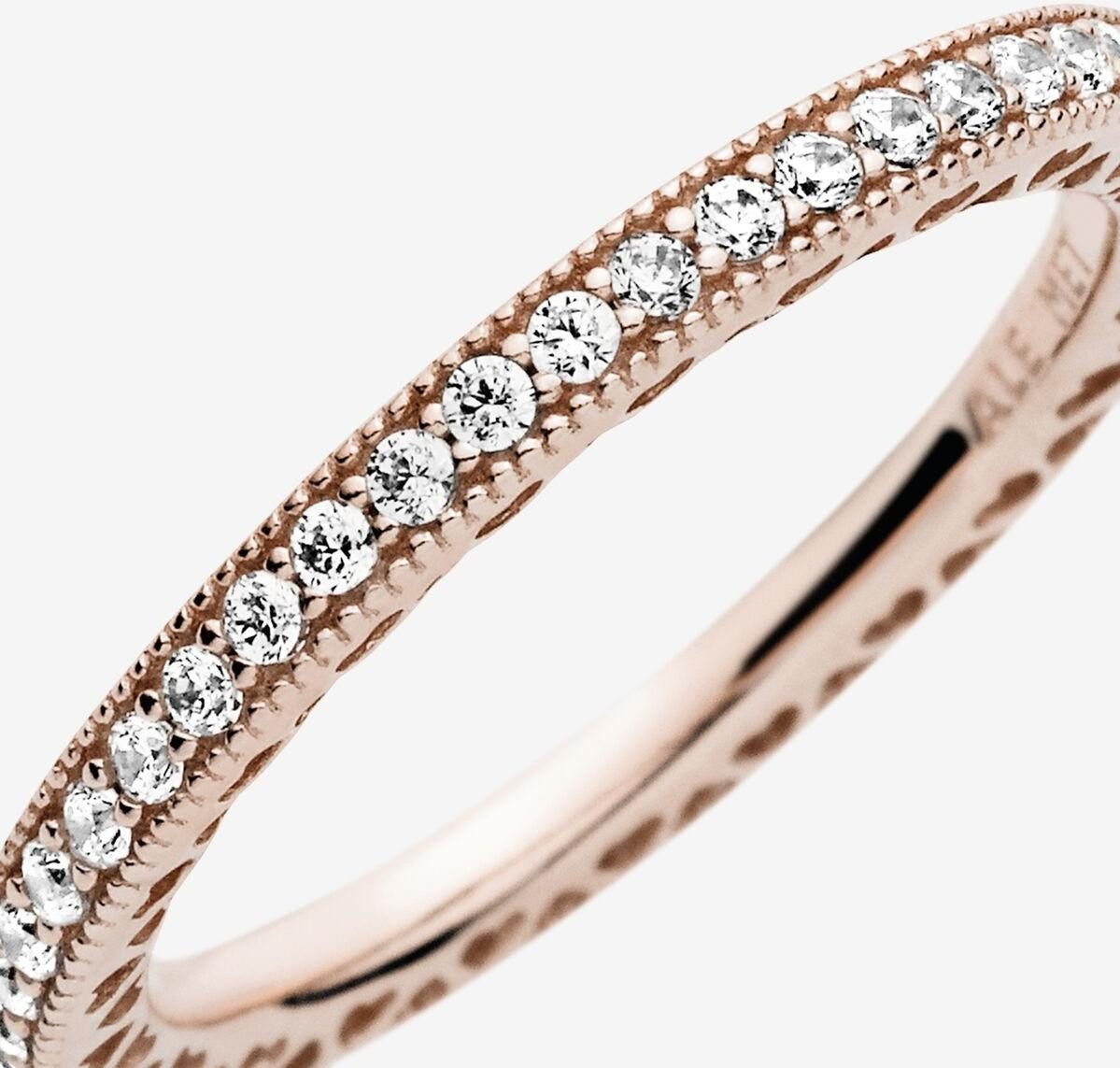 Pandora Fingerring Pandora Funkeln und Herzen Ring 180963CZ Damenring günstig online kaufen