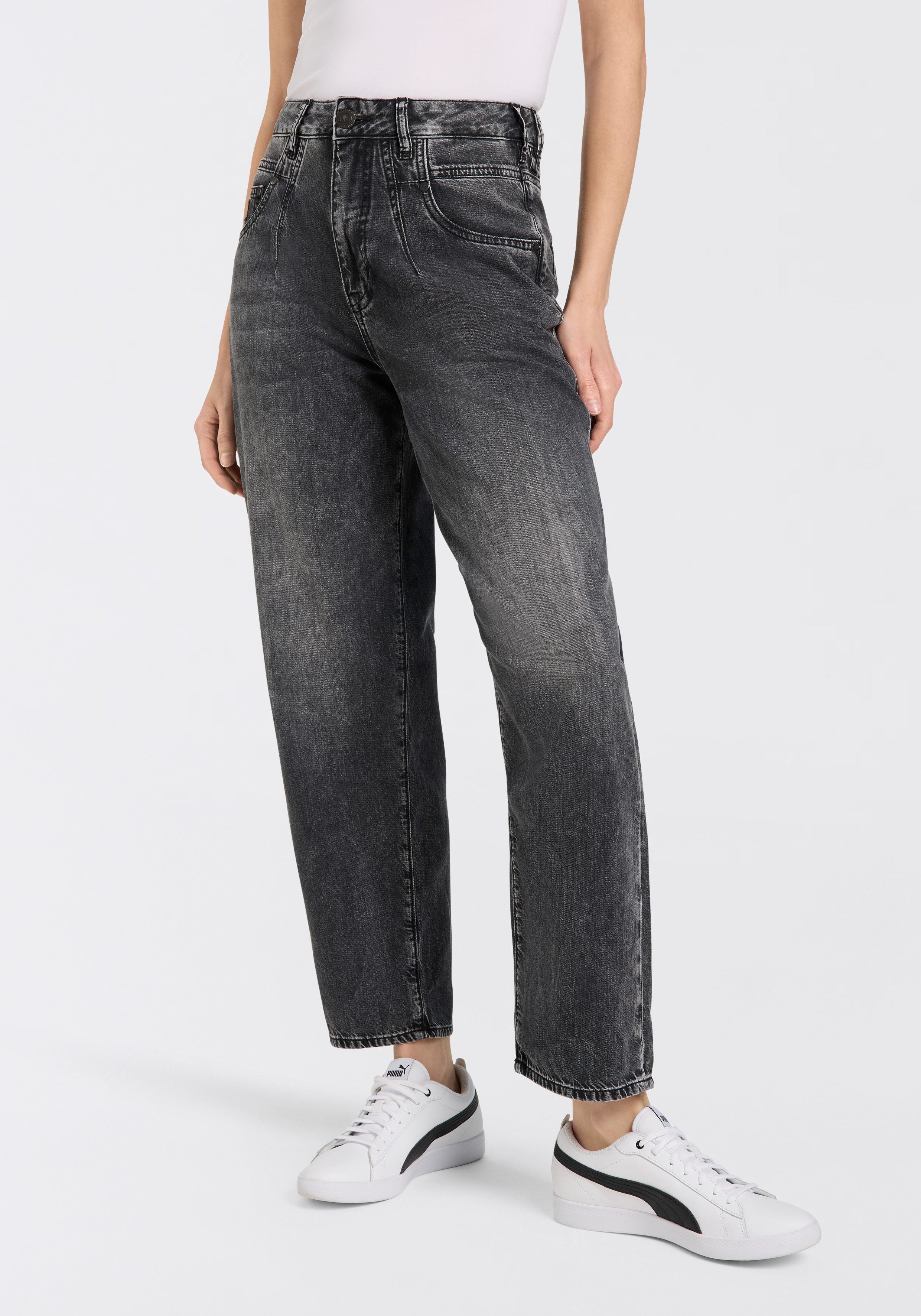 Herrlicher 5-Pocket-Jeans Brooke Denim Black mit günstig online kaufen