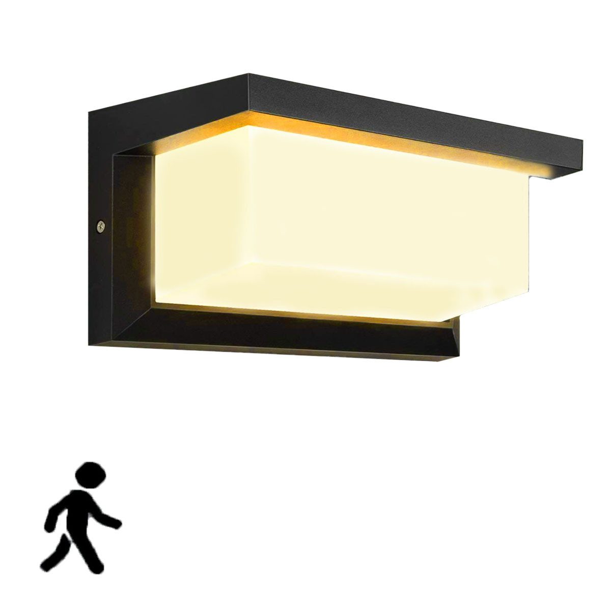 oyajia Wandleuchte 18W LED Aussenleuchte, LED günstig online kaufen