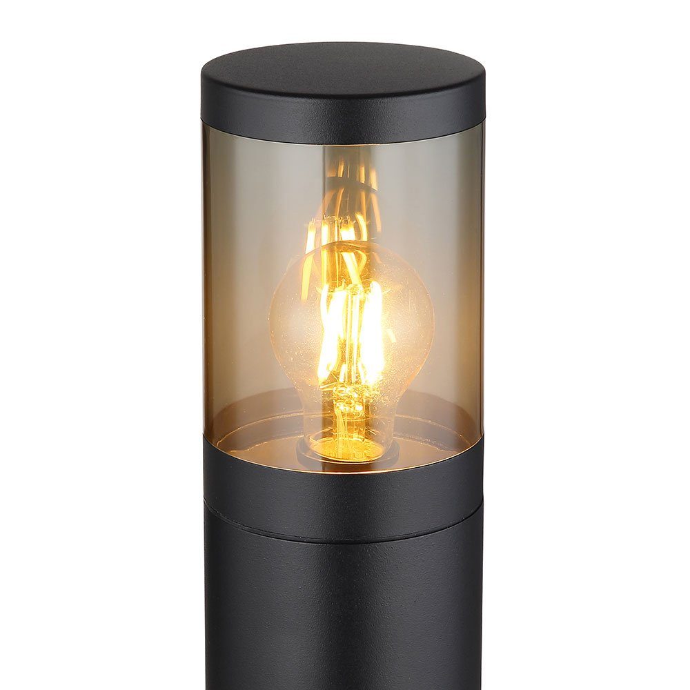 Globo LED Außen-Stehlampe, Leuchtmittel inklusive, Außenlampe Sockelleuchte Fernbedienung LED Stehleuchte RGB Warmweiß, Farbwechsel