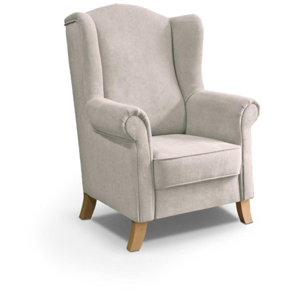 Beautysofa Ohrensessel LEONARDO Sessel Wohnzimmersessel, Fernsehsessel günstig online kaufen