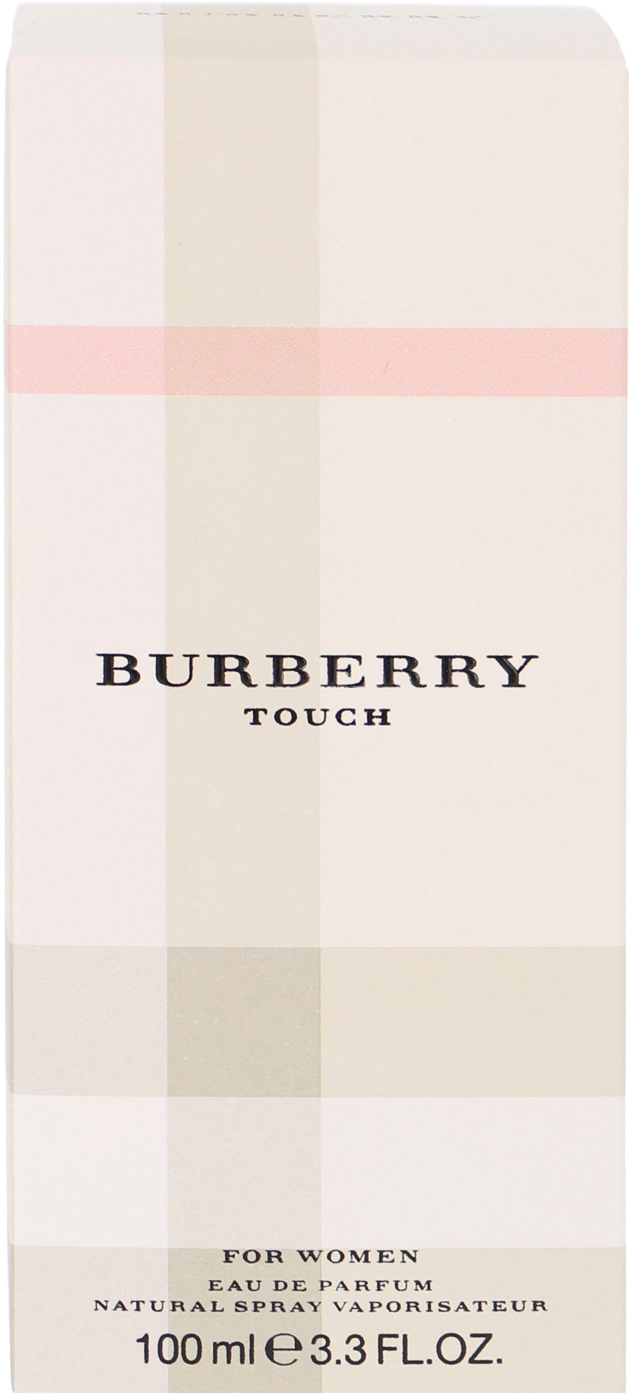 BURBERRY Eau de Parfum TOUCH EDP, mit einem Hauch Rosenöl