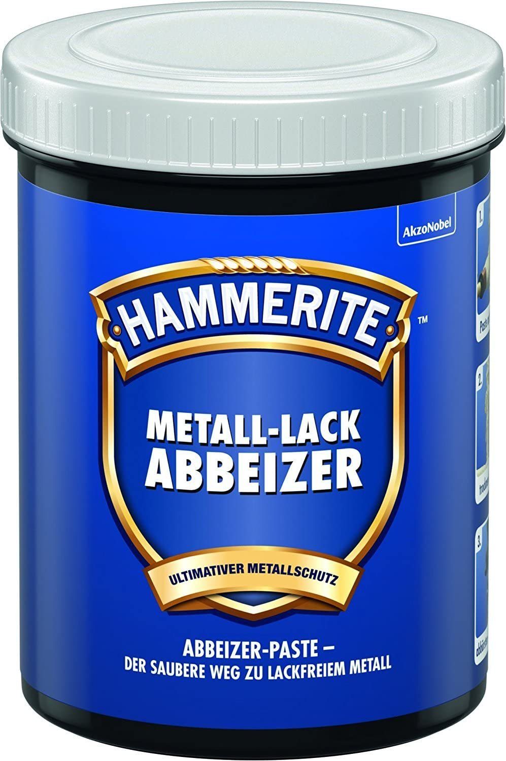 Hammerite  Pulverbeize METALL-LACK-ABBEIZER 1L abbeizen Lackentferner Entlackung Paste