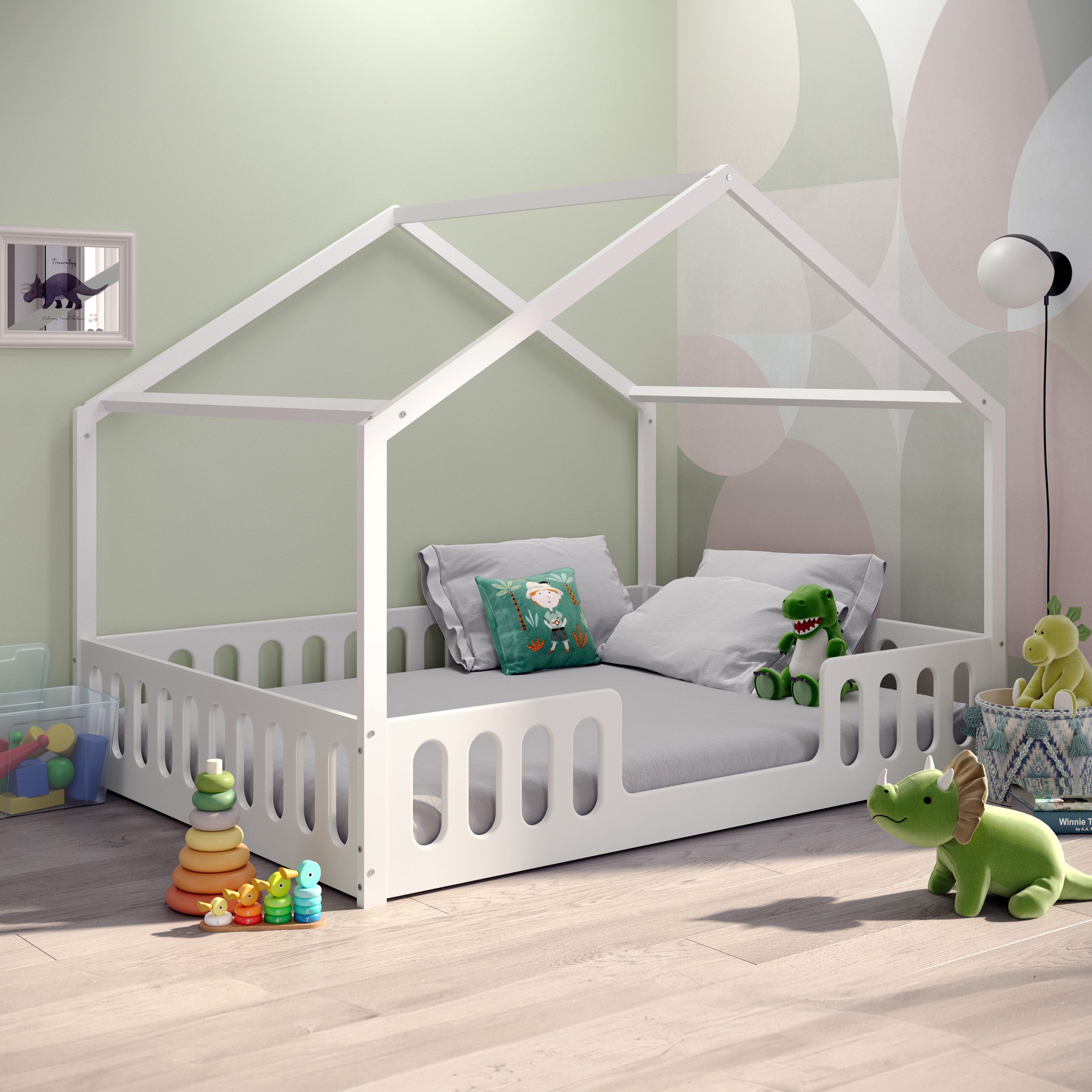 CADANI Kinderbett Janne weiß (inklusive einer günstig online kaufen