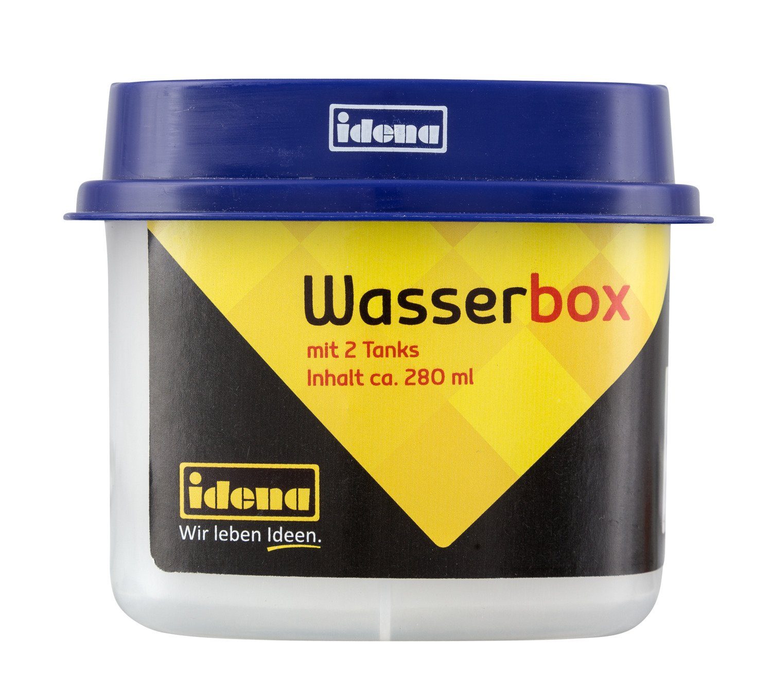 Idena Malbecher Idena 60049 - Wasserbox mit 2 Tanks, Transparent/blau, 1 Stück – Bild 3 von 5