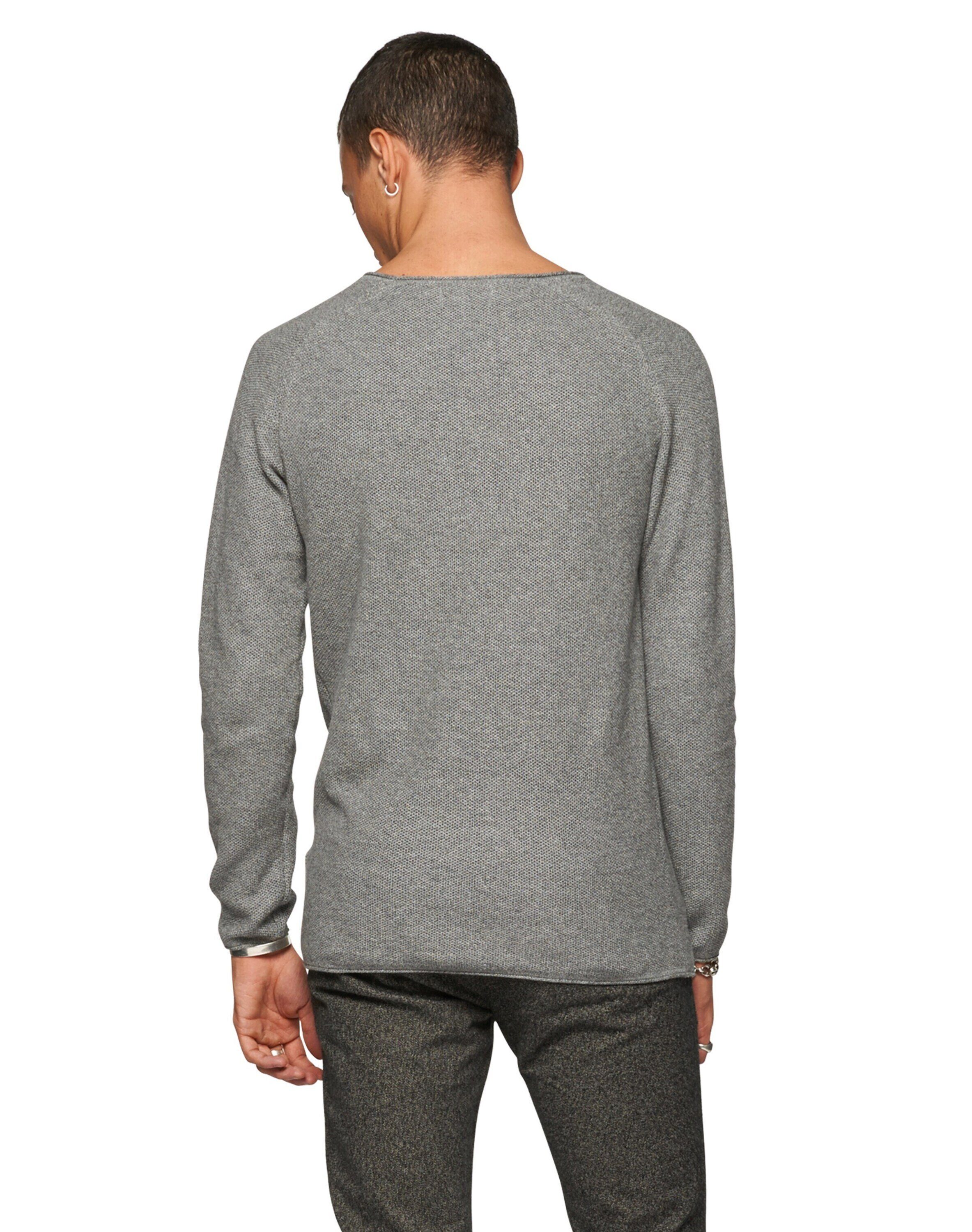 NOWADAYS Rundhalspullover Honeycomb (1-tlg)