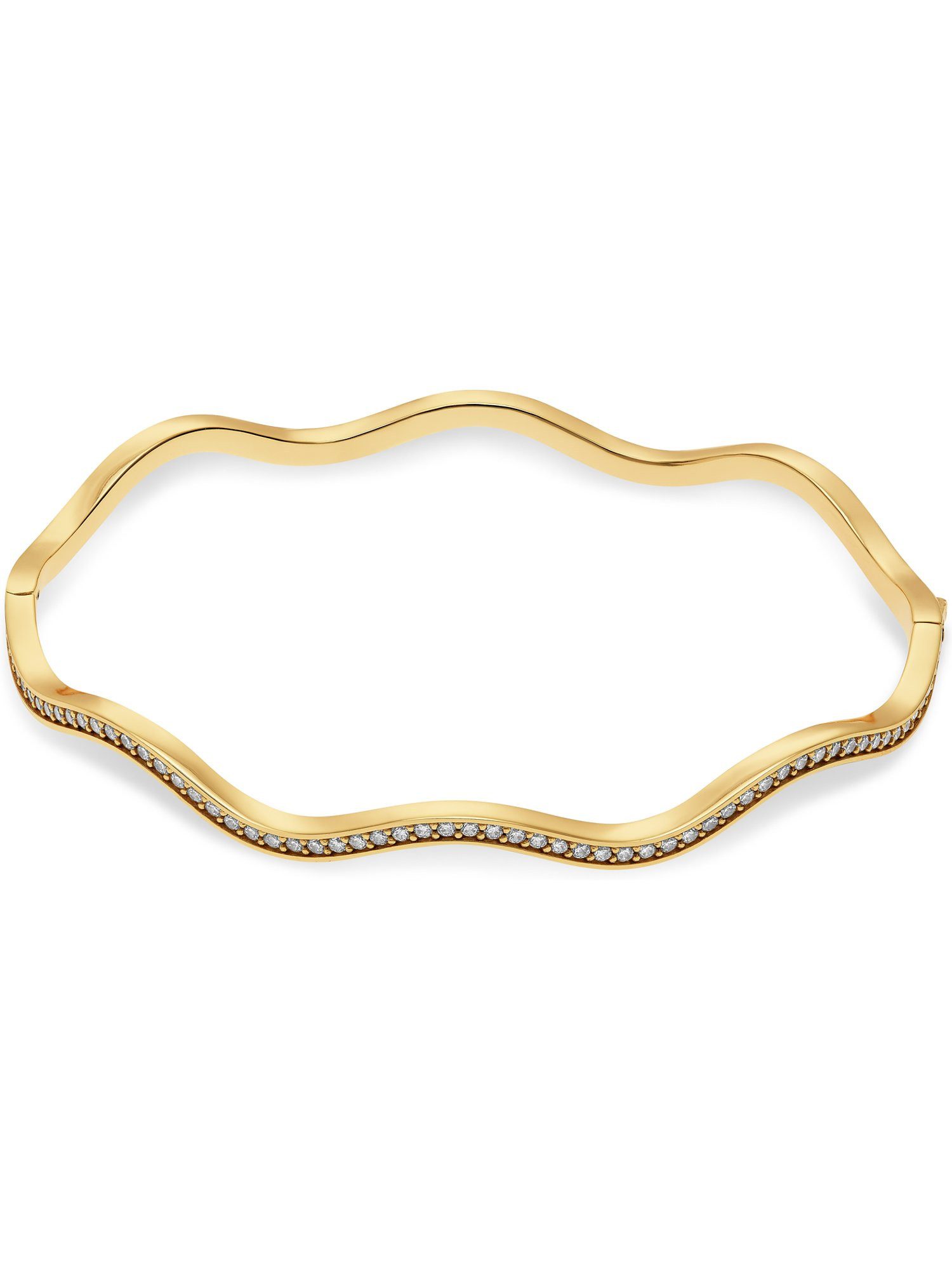 JETTE Armreif JETTE Damen-Armreif 925er Silber Zirkonia, modern