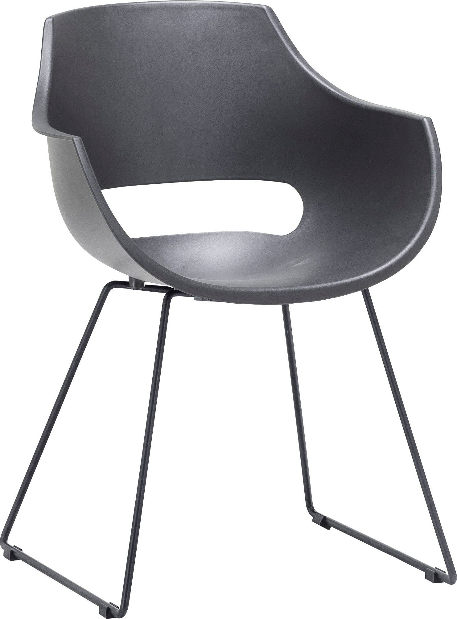 MCA furniture Schalenstuhl "Rockville", (Set), 4 St., 4er-Set, Kufe, Kunsts günstig online kaufen