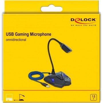 Delock Desktop USB Gaming Mikrofon Gaming-Headset
