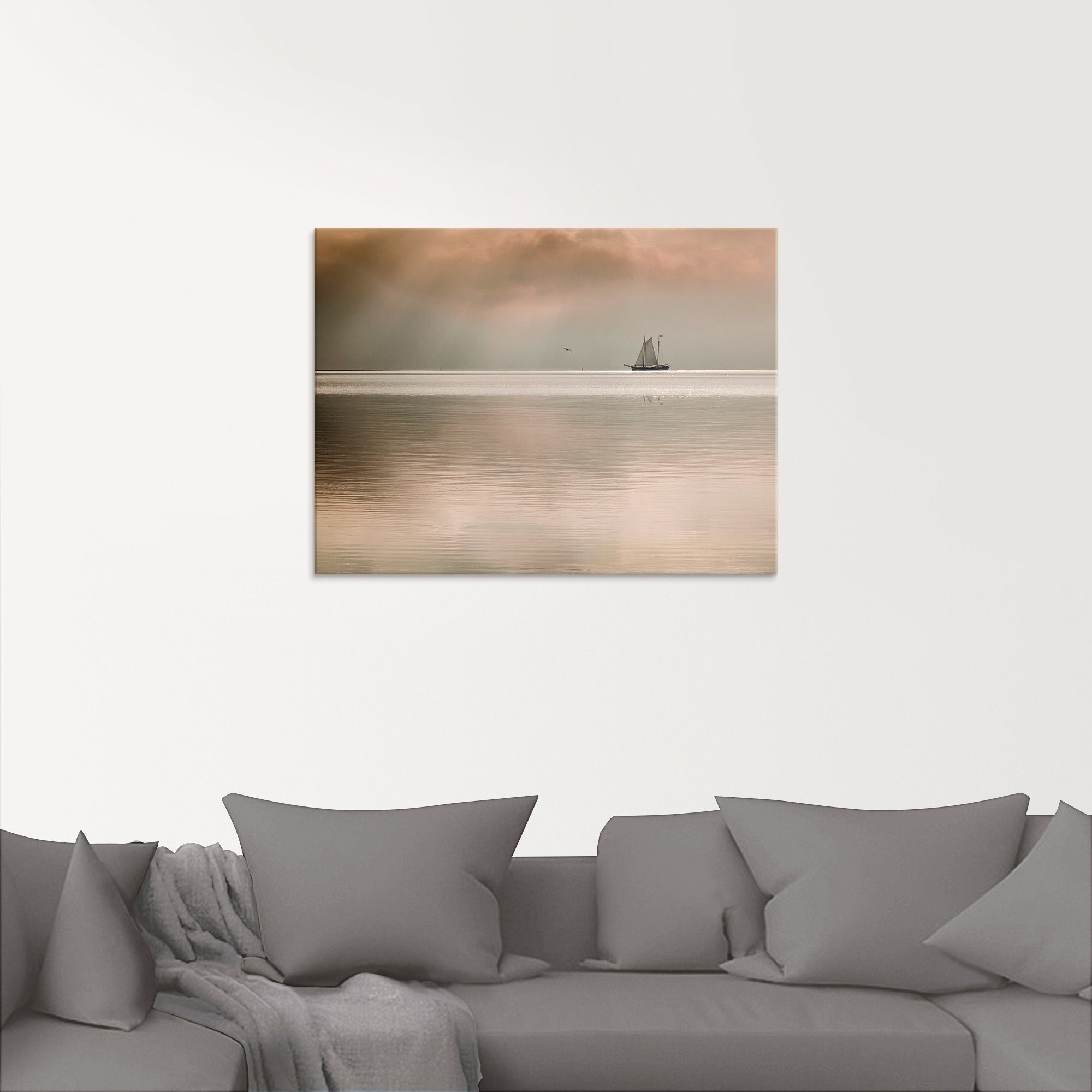 Artland Glasbild »Augenblicke der Ruhe...«, Gewässer (1 Stück)-kaufen