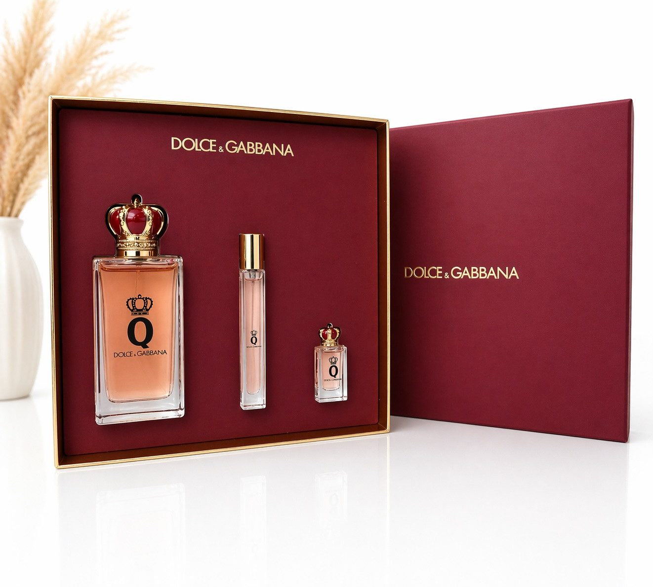 DOLCE & GABBANA Eau de Parfum Q Eau de Parfum Set - 100 ml & EDP 10 ml & 5 ml Eau de Parfum