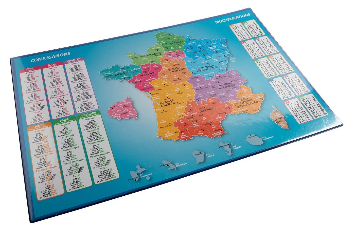 Thumbnail - EXACOMPTA Schreibtischunterlage 10x feste Schreibtischunterlage PVC Frankreich 375x575 cm Motiv 29791E