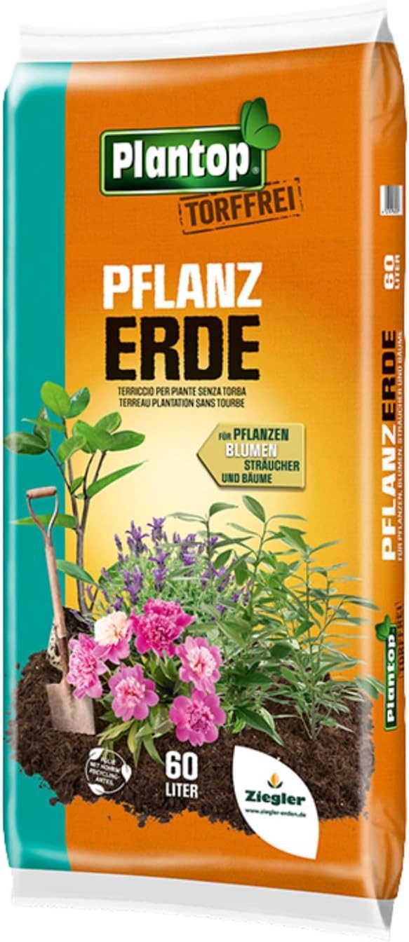 Plantop Blumenerde Plantop Pflanzerde torffrei 60 L