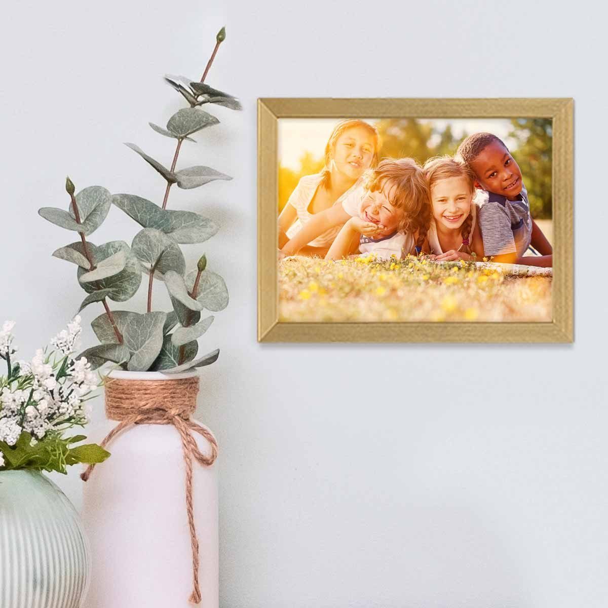 PHOTOLINI Bilderrahmen Poster-Einzelrahmen Modern Schmal günstig online kaufen