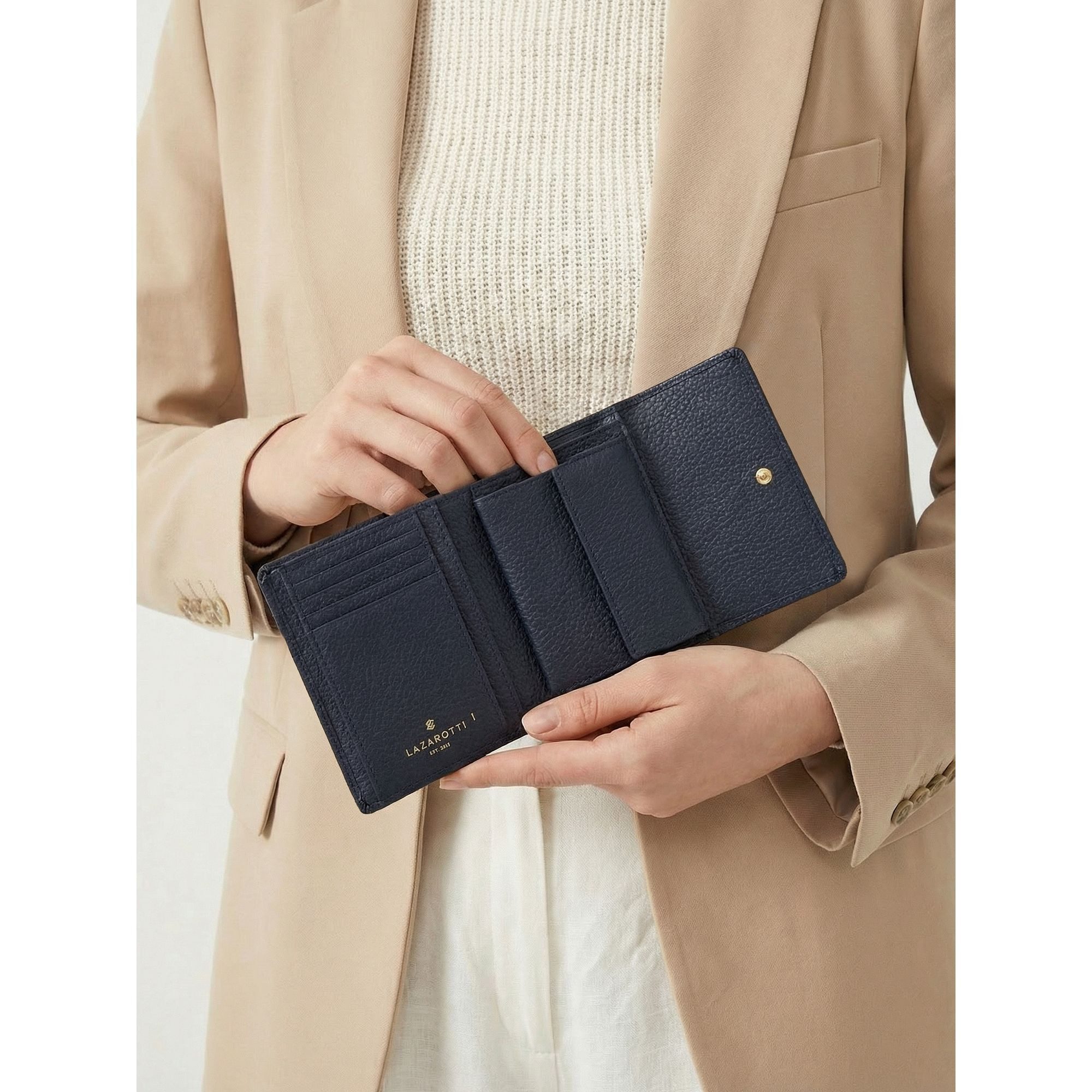 Lazarotti Geldbörse Bologna Leather, Leder