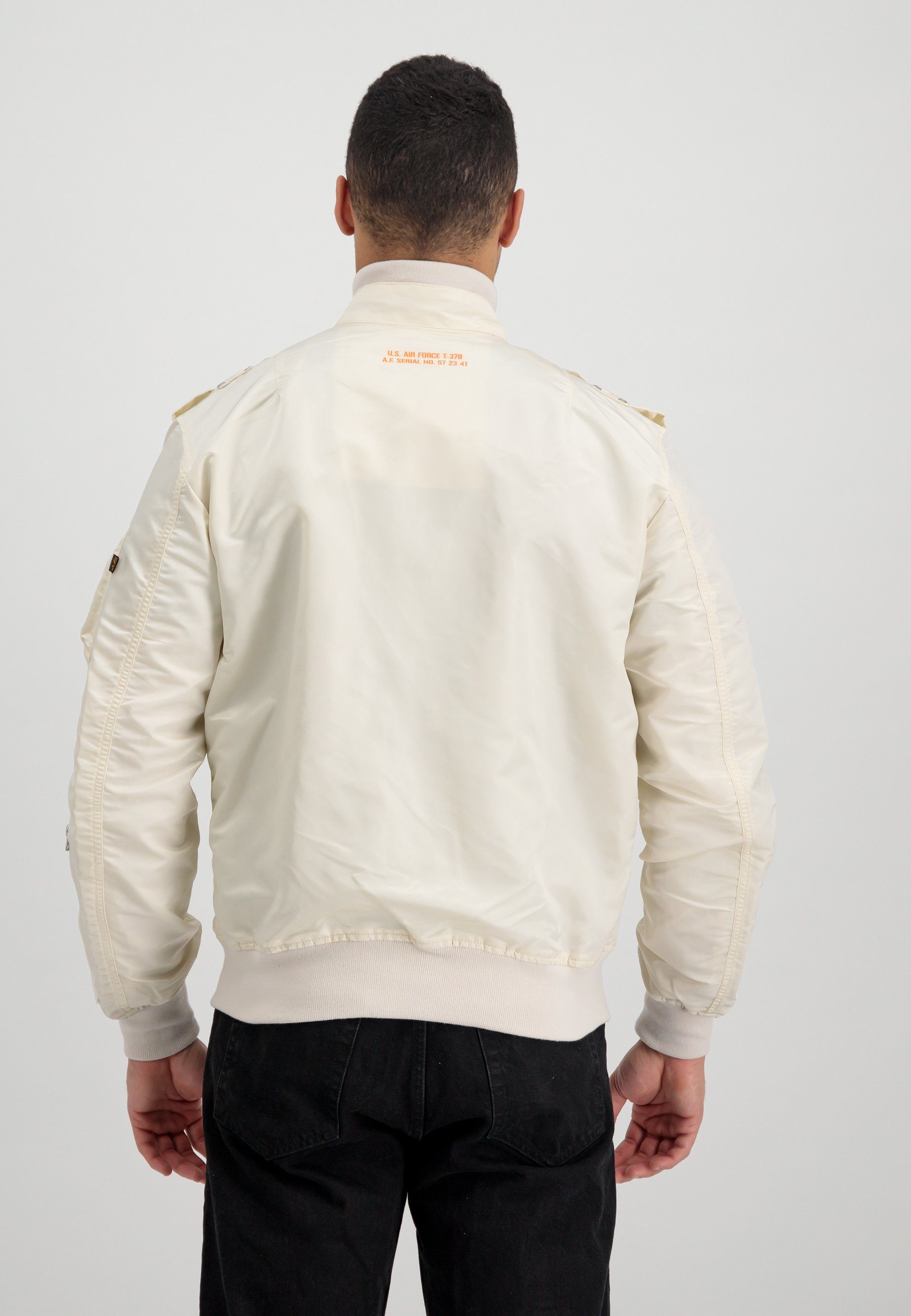 Alpha stream Industries Bomberjacke Flight Alpha Bomber Falcon white Jackets Men Industries - II jet &