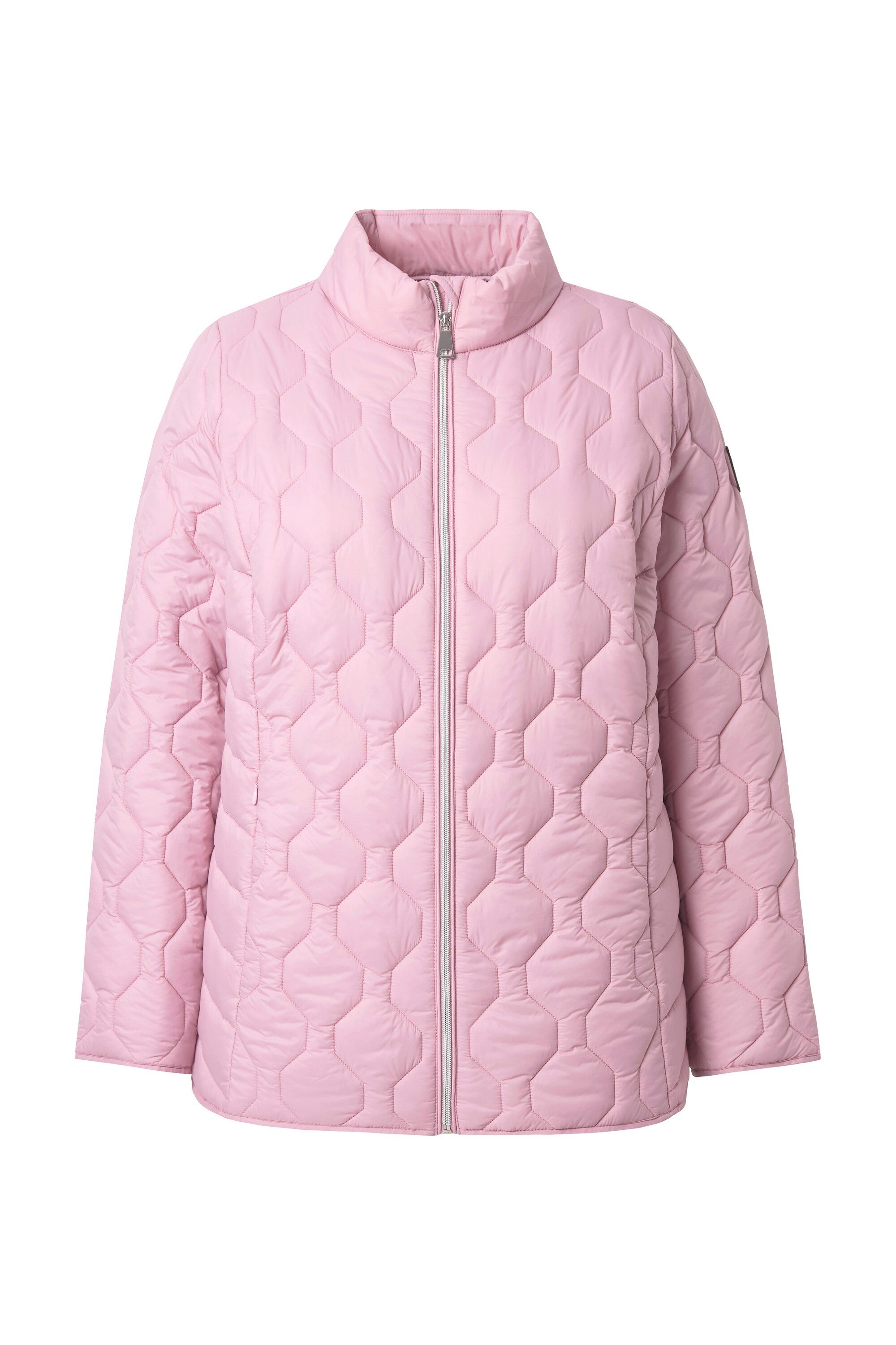 Ulla Popken Steppjacke HYPRAR Leichtstepp-Jacke Kontrastfutter