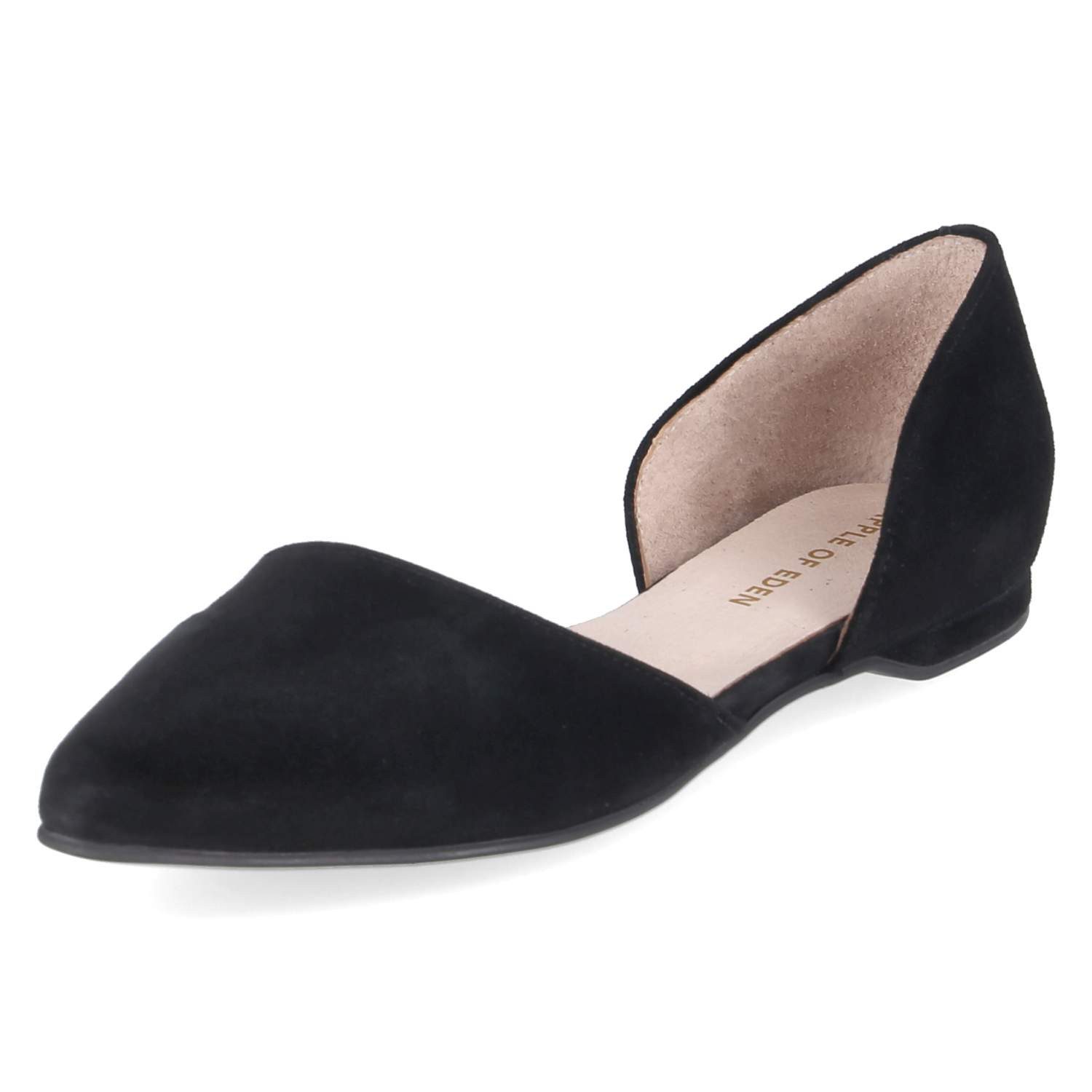 Apple of Eden Apple of Eden BLONDIE 1 black Damen Rauleder black Ballerina