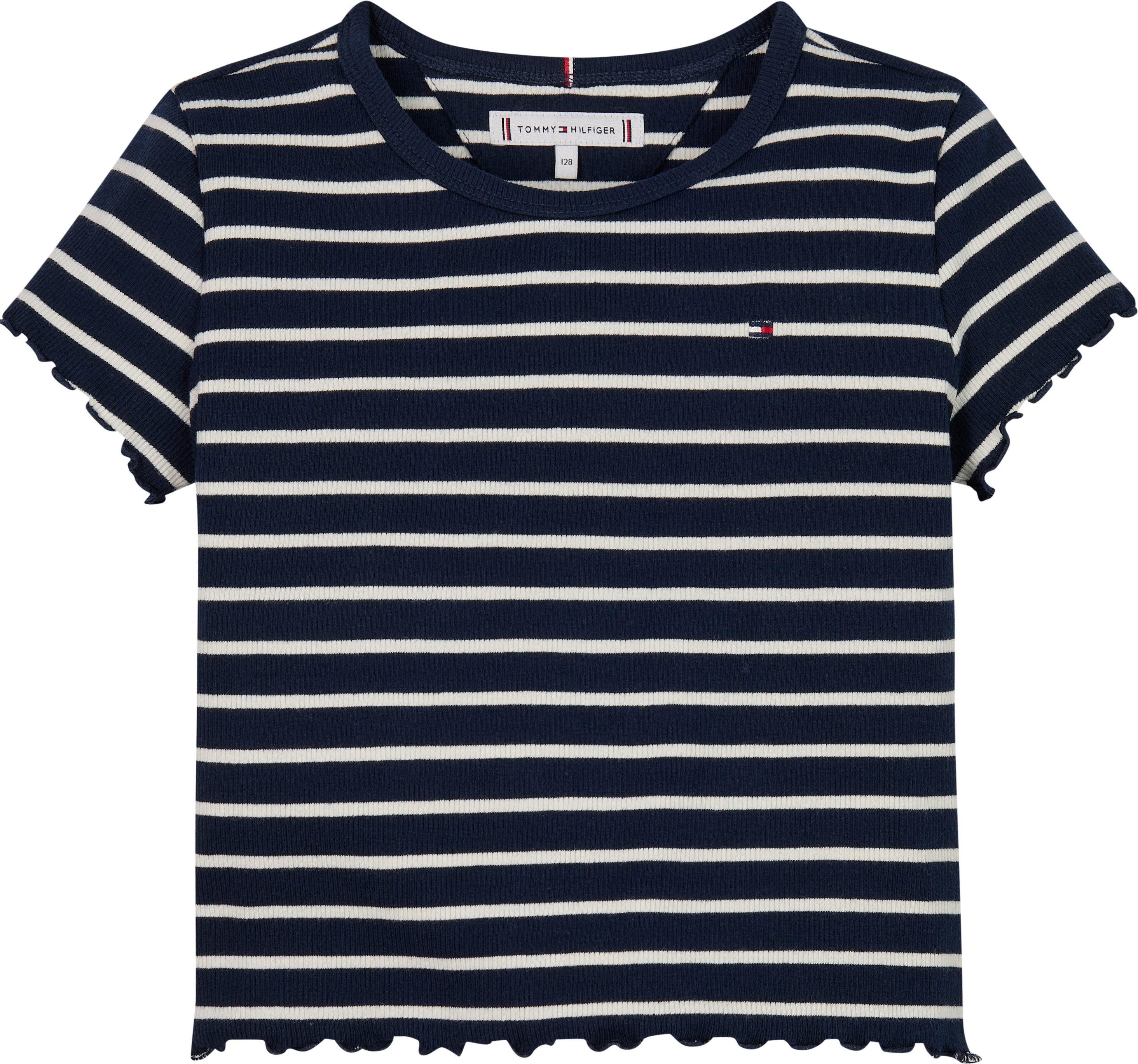 Tommy Hilfiger T-Shirt mit Streifenmuster – Bild 4 von 5