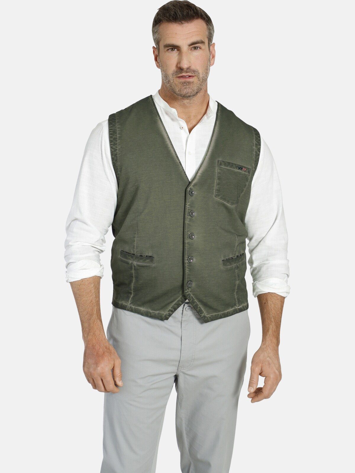 Charles Colby Sweatweste DUKE STOUD Rücken günstig online kaufen