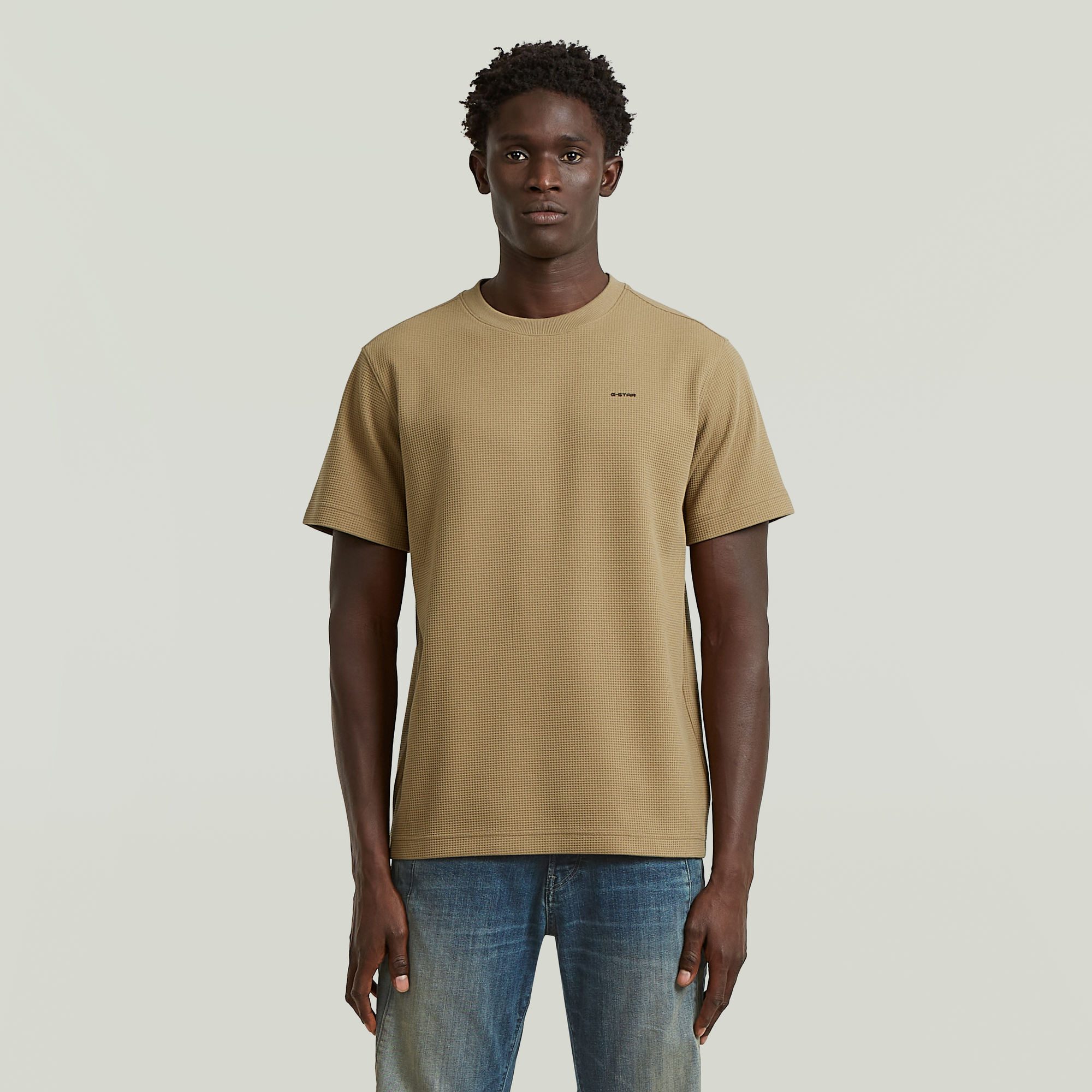 G-STAR Kurzarmshirt True regular structured r t