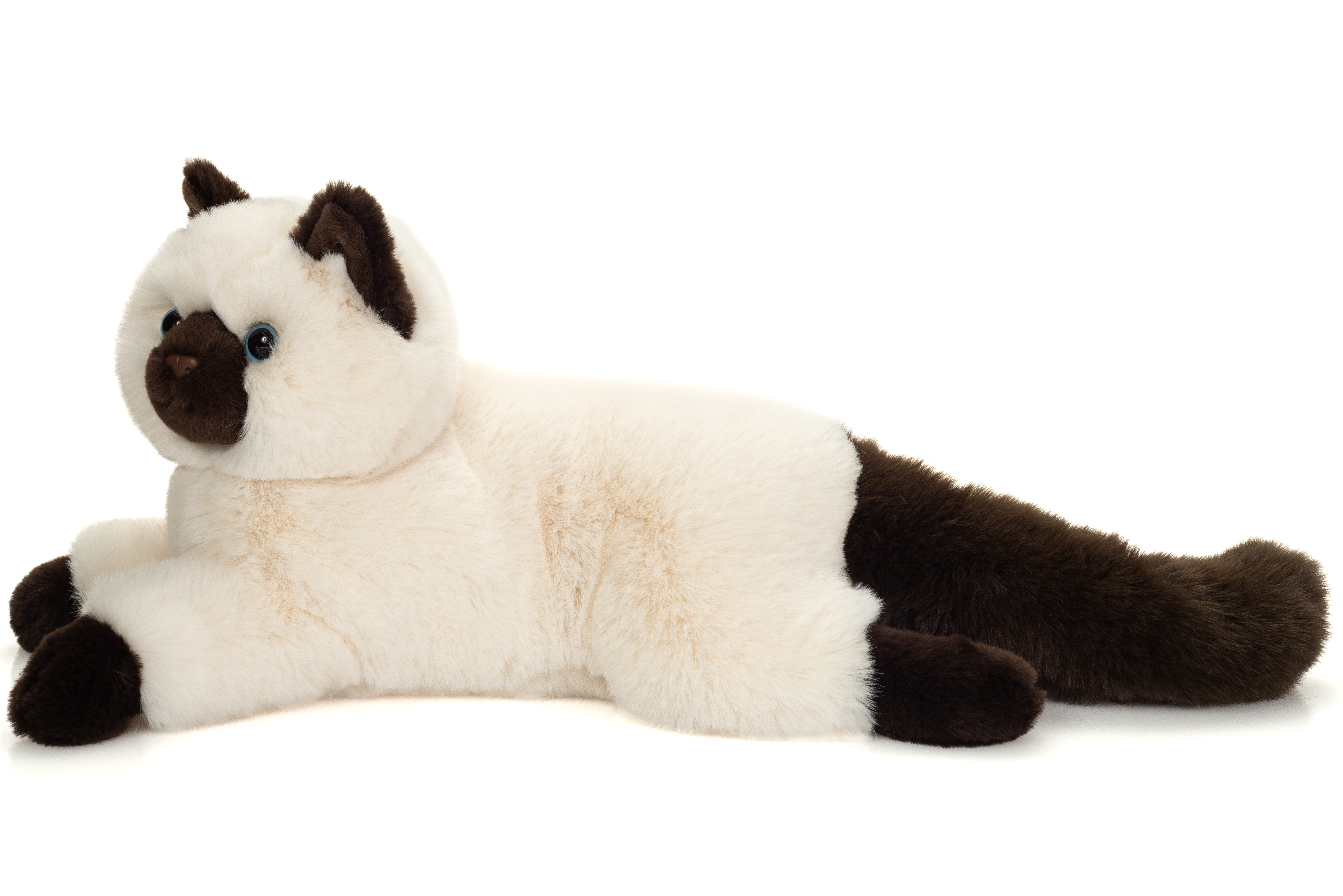 Teddy Hermann® Kuscheltier Birma-Katze, liegend, 36 cm, zum Teil aus recyceltem Material