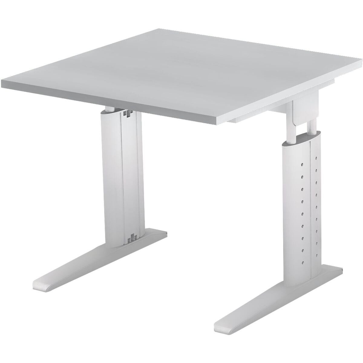 Otto Office Premium Schreibtisch Otto Office Line III, quadratisch, höhenverstellbar 68-86 cm, C-Fuß