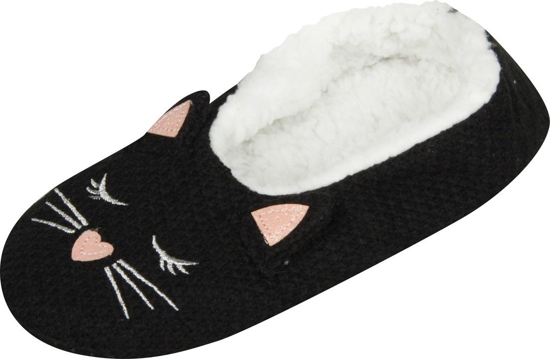 Capelli New York Socken Ballerina Haussocke im Katzen Design