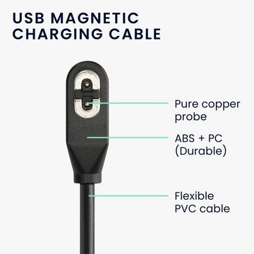 kwmobile USB Ladekabel für AfterShokz Aeropex AS800 / OpenComm ASC100SG - Elektro-Kabel, USB Lade Kabel für AfterShokz Aeropex AS800 / OpenComm ASC100SG -