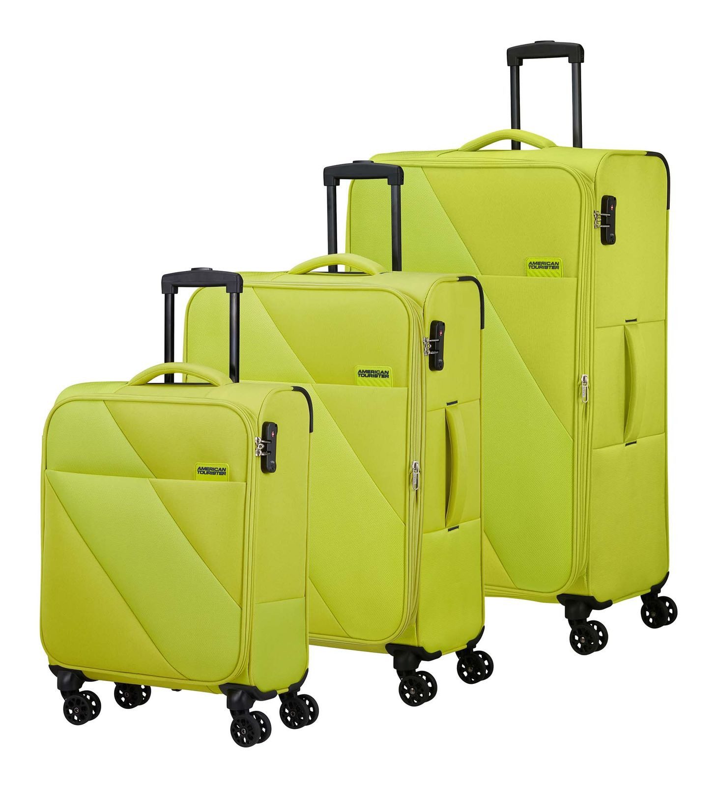 American Tourister® Trolleyset 3 PC Set A, 4 Rollen, (Set, 3 tlg)