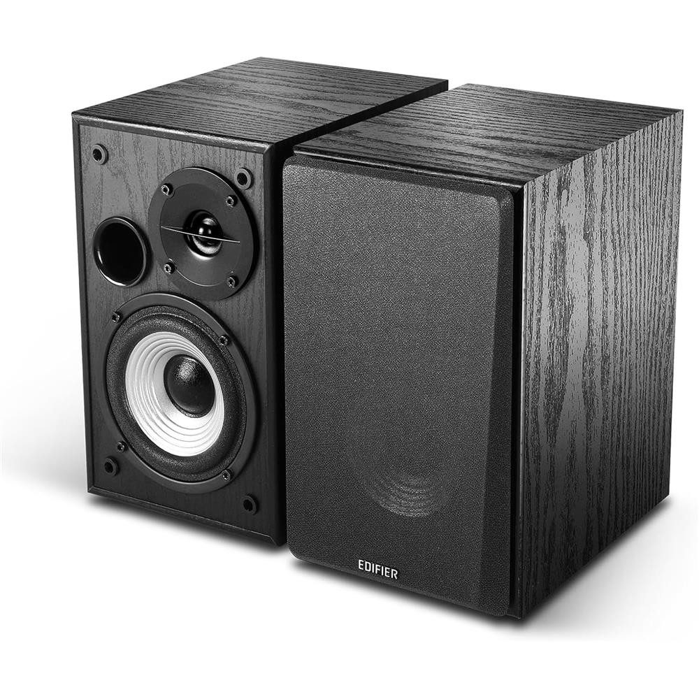 Edifier® R990BT Bluetooth Lautsprechersystem Regal-Lautsprecher (Bluetooth 5.4, Spp-Steuerung, Duale RCA Eingänge)