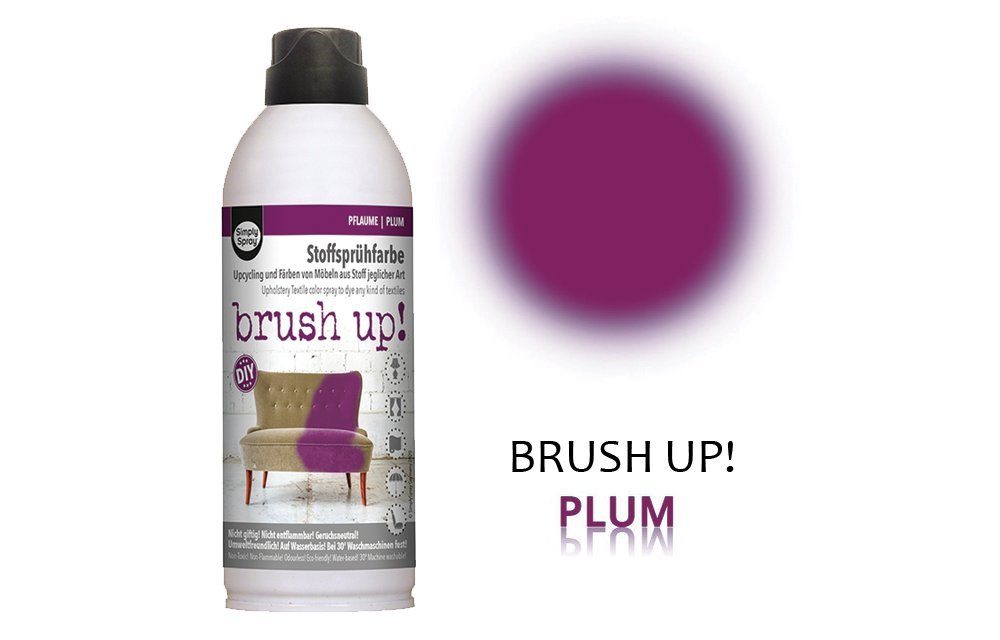SimplySpray Textilfarbe Brush up! Spray - PLUM - Farbton: Pflaume