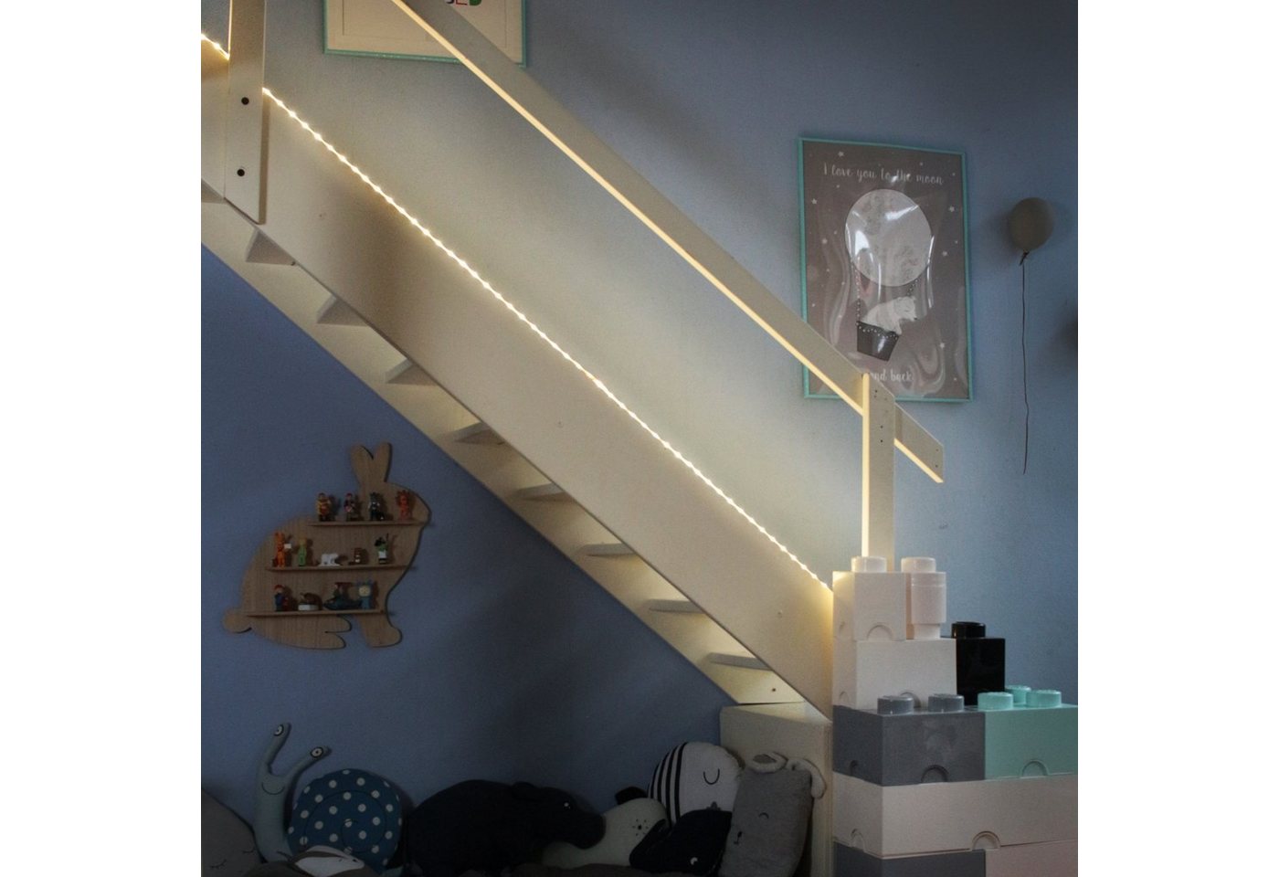 B.K.Licht LED-Streifen »Chara«, LED Band Bettlicht mit Bewegungsmelder Nachtlicht Dämmerungsensor-kaufen