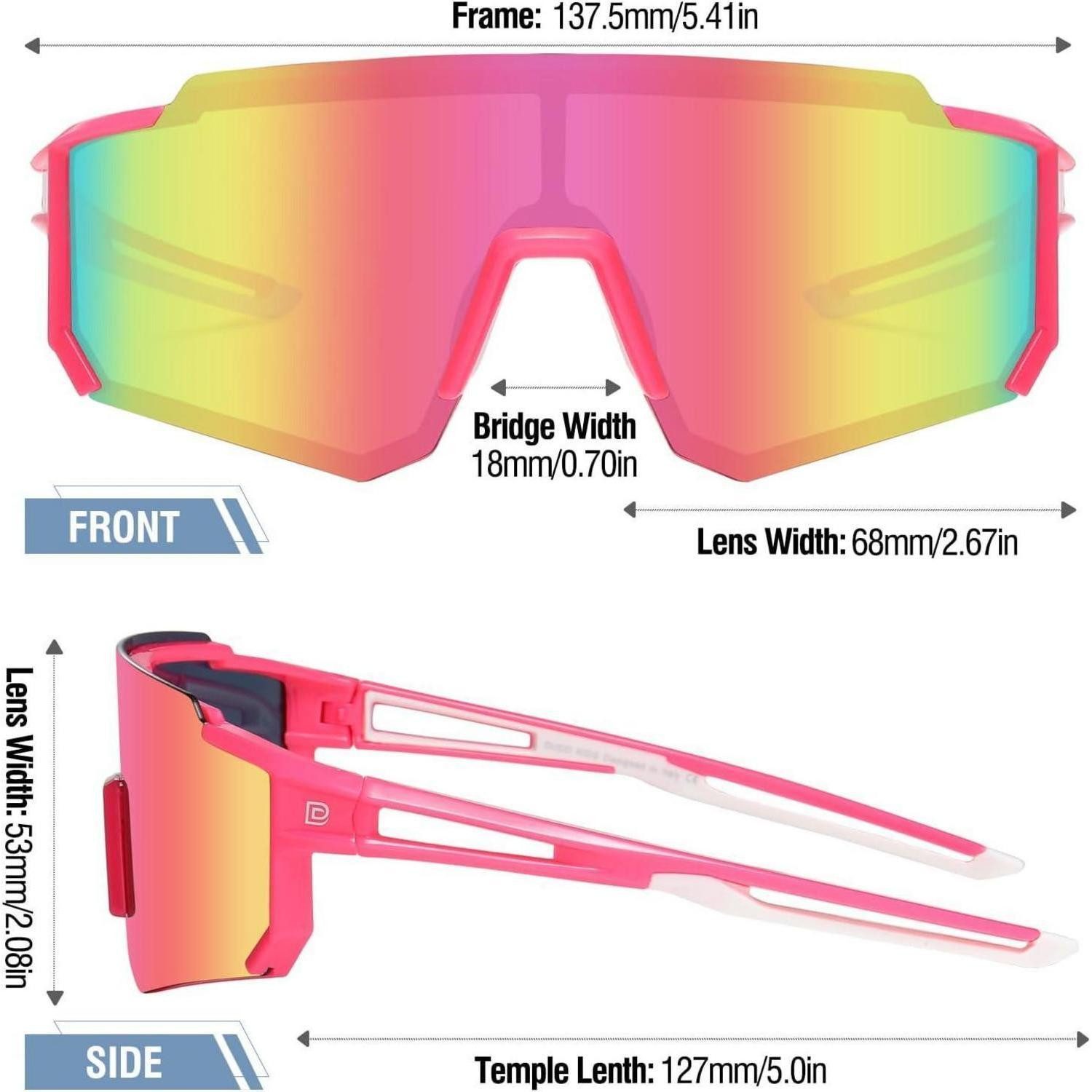 LuxusKollektion Sonnenbrille Polarisierte Jugend Sport Sonnenbrille UV400 Leichter Rahmen für