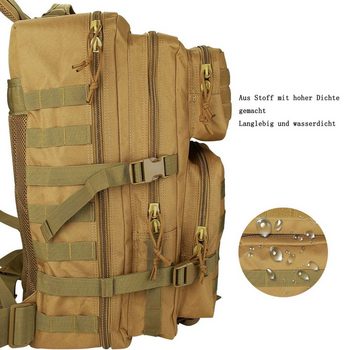 GelldG Rucksack Taktische Rucksack, Große Kapazität Armee Assault Pack Bag Rucksack
