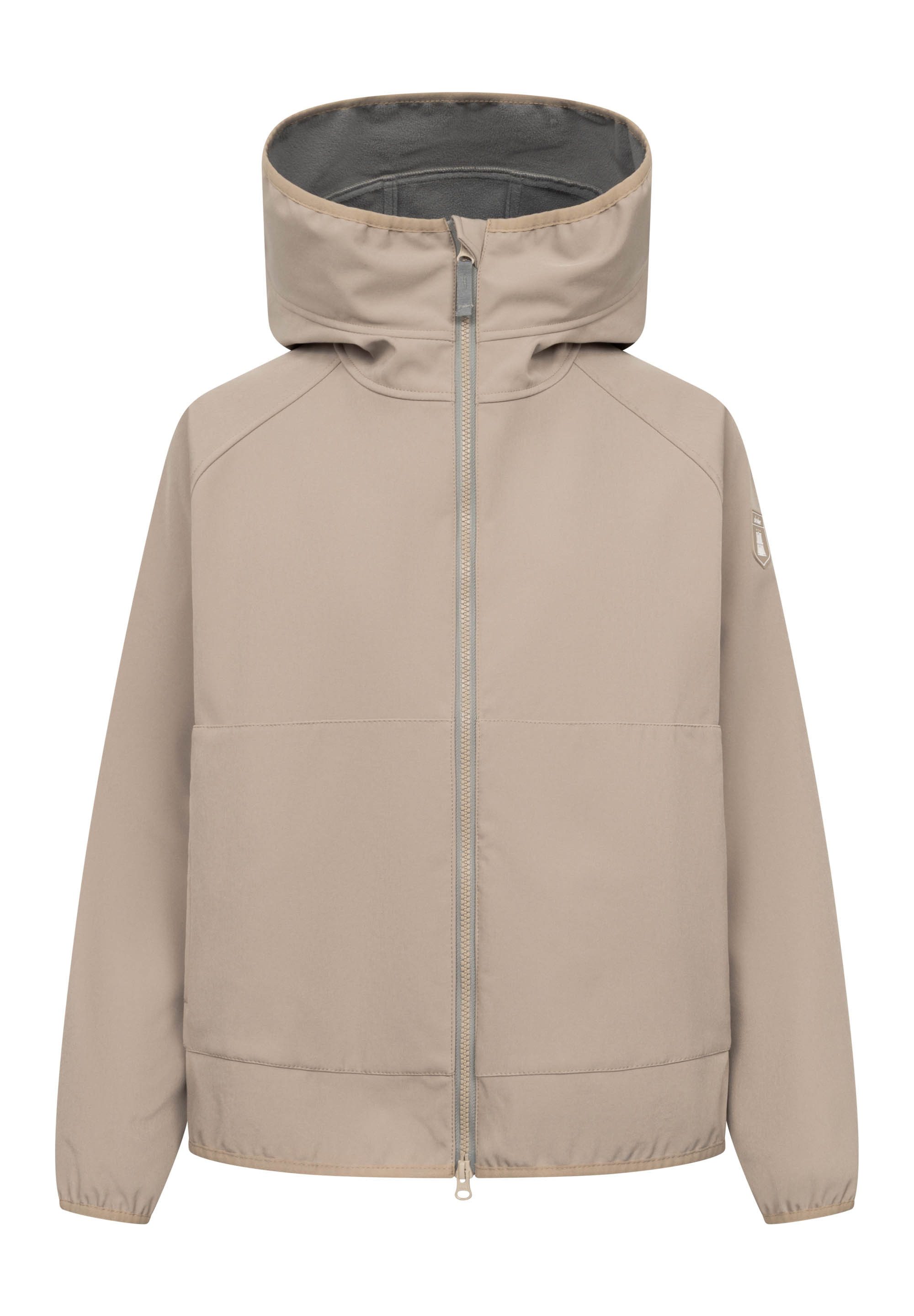 Derbe Softshelljacke Peutby wasserabweisend, winddicht, Kapuze