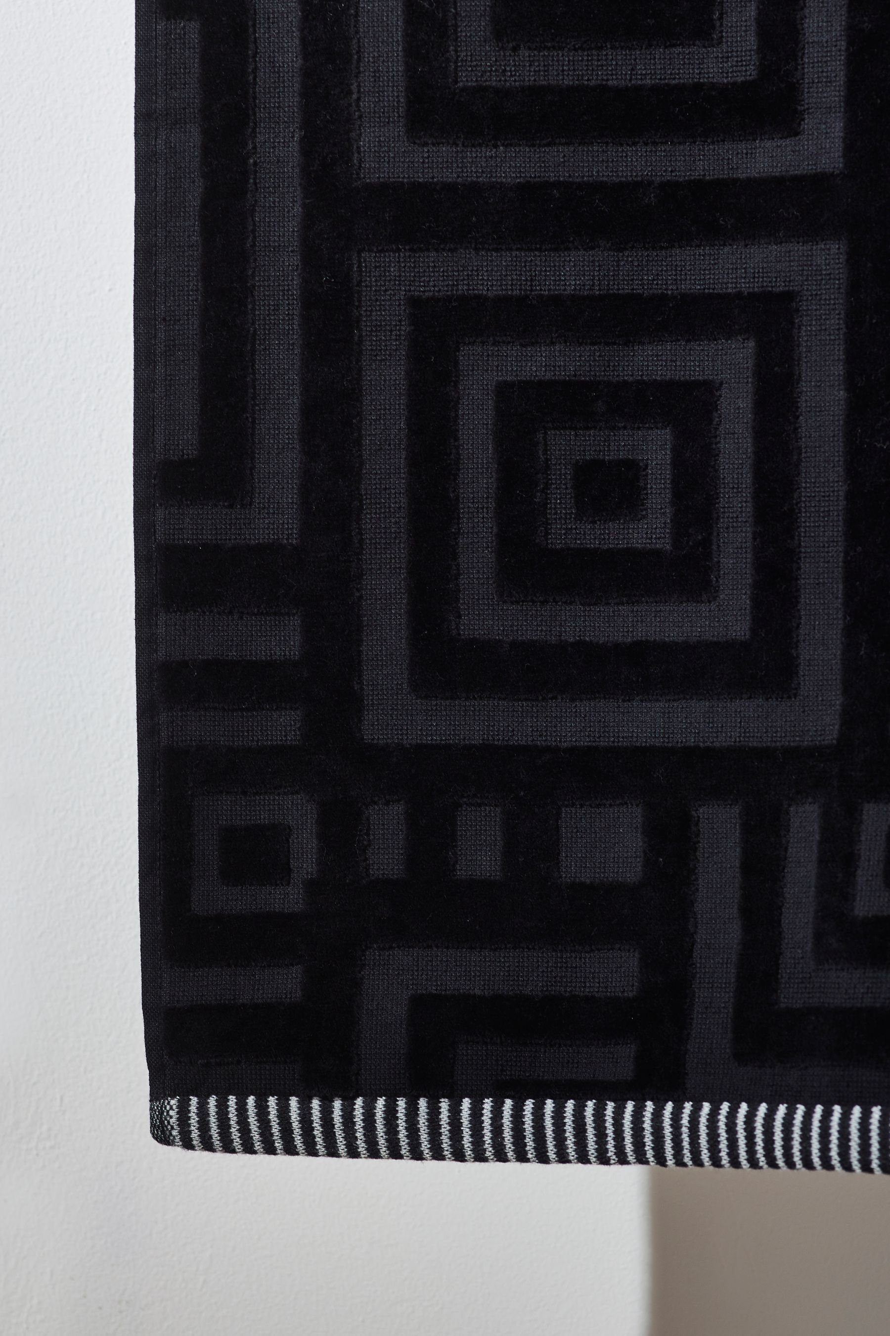 Die Marke mit (1-St), Next * Familie geometrischem - Muster, Handtuch und NEXT für Handtuch Haus