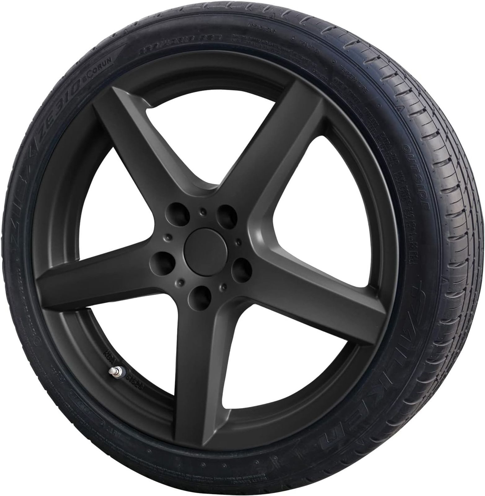 FOLIATEC Vollton- und Abtönfarbe Sprühfolie Auto Felgenfolie Sprüh Lack Abziehbar schwarz matt 400ml – Bild 2 von 5