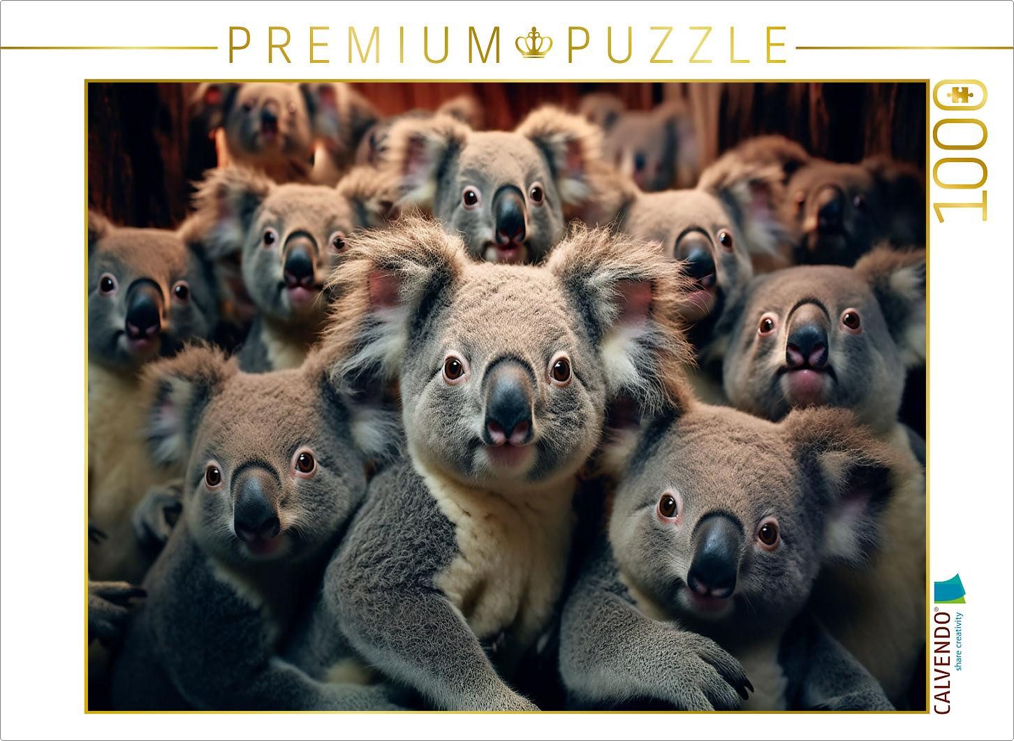 CALVENDO Puzzle CALVENDO Puzzle Viele Koalas auf einem Bild, 1000 Teile Lege-Größe 64, 1000 Puzzleteile