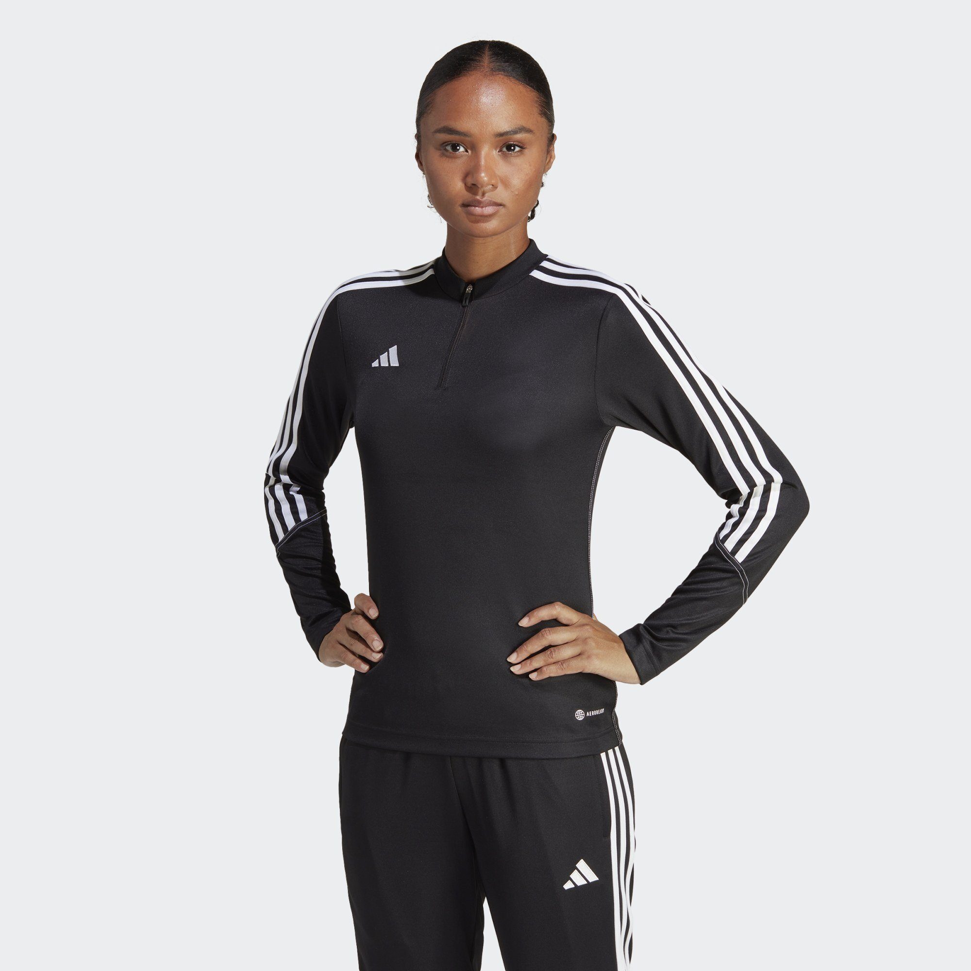 Trainingsanzug TIRO adidas TRAININGSOBERTEIL CLUB / Performance Black White 23