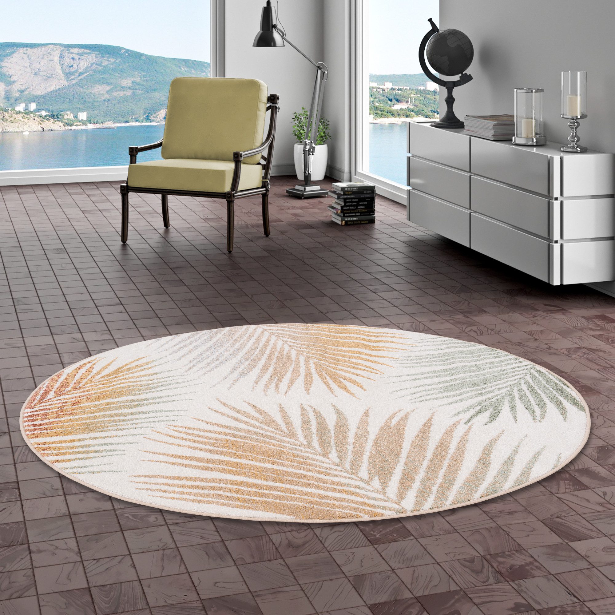 Pergamon Designteppich Designer Teppich Faro Tropical günstig online kaufen