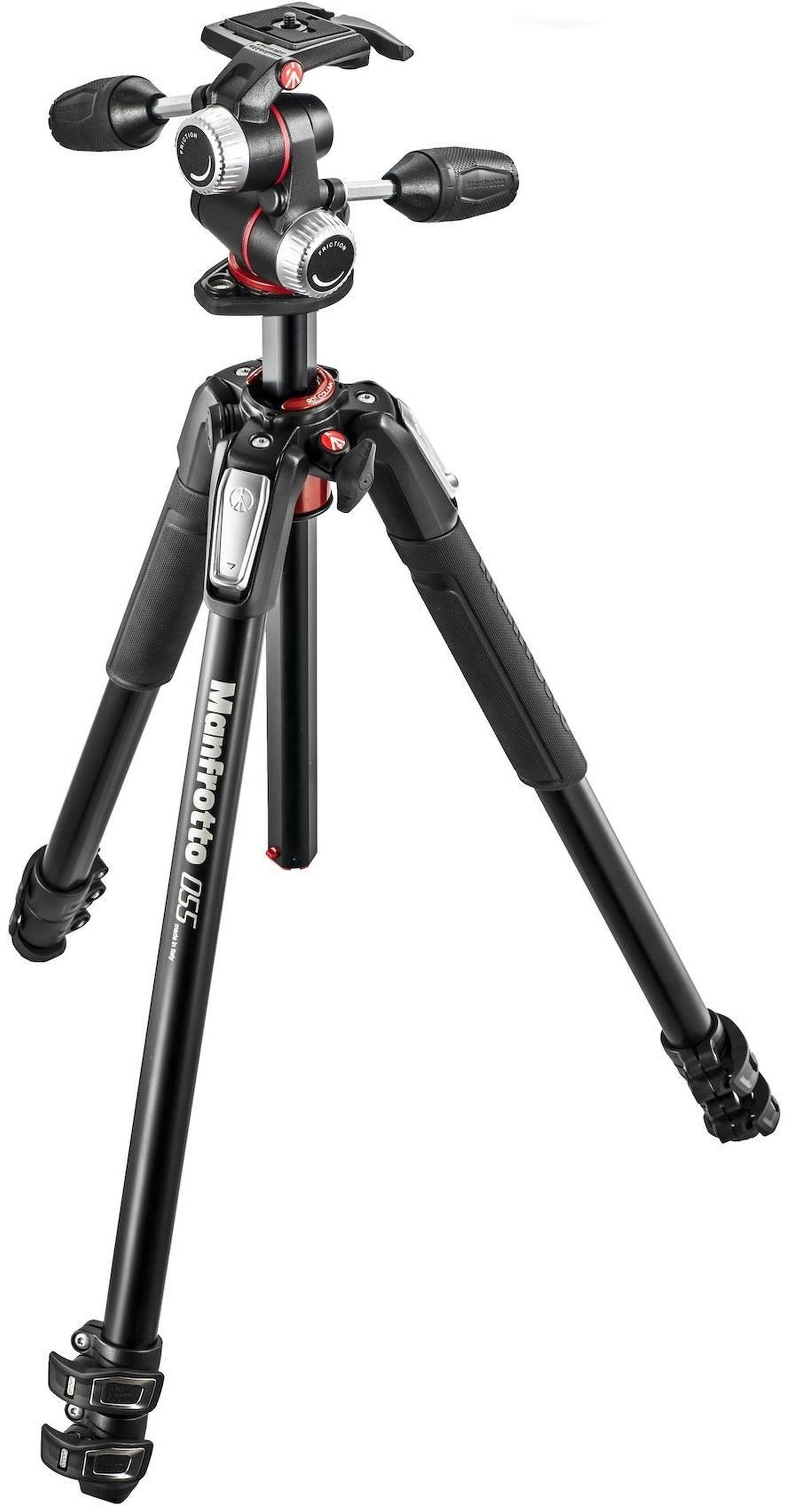 Manfrotto Stativ MK055XPRO3-3W Stativhalterung 3-Wege-Neiger inklusive