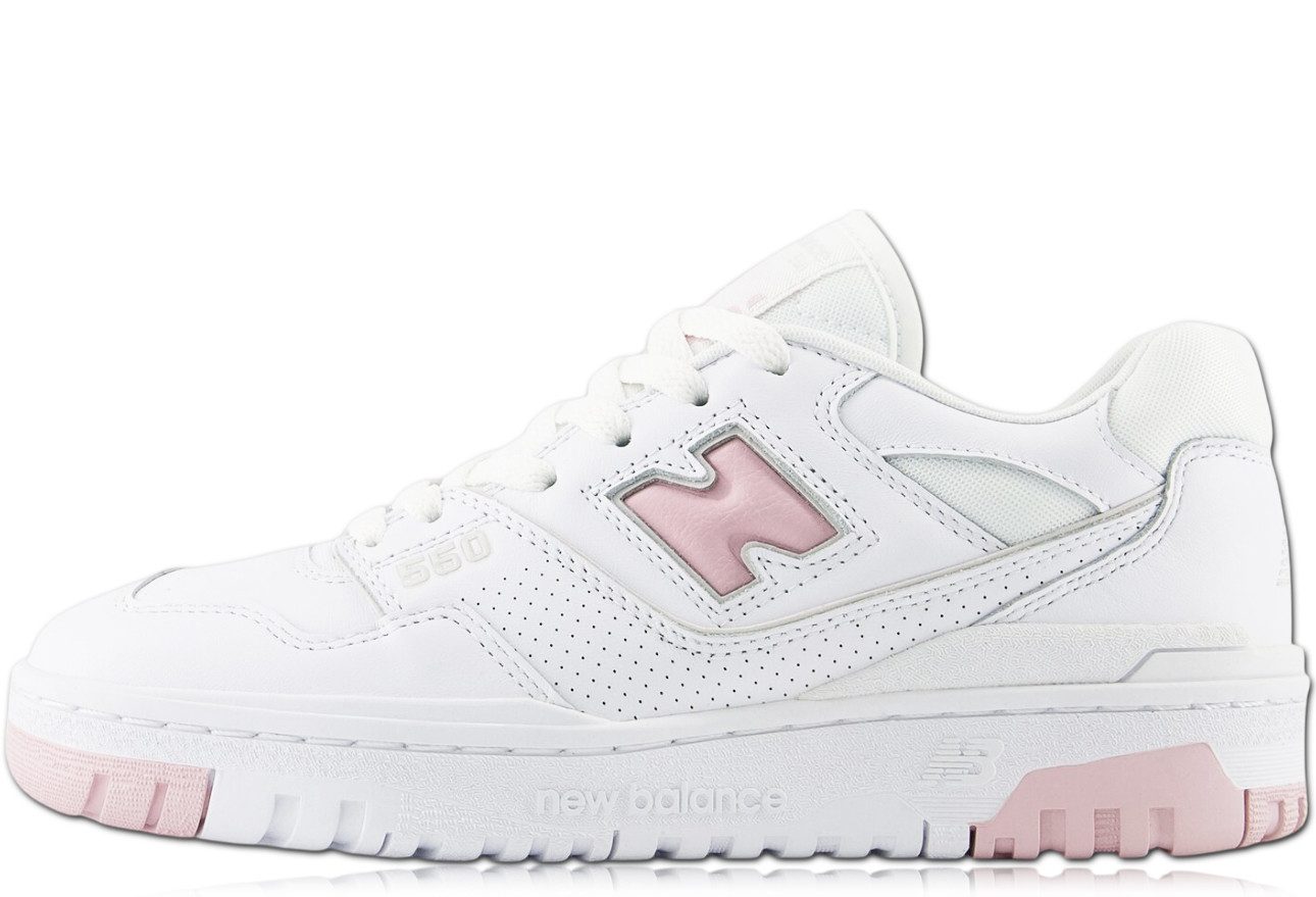 New Balance 550 V1 WHITE/Pale Pink New Balance Damen Freizeit-Sneaker Sneak günstig online kaufen