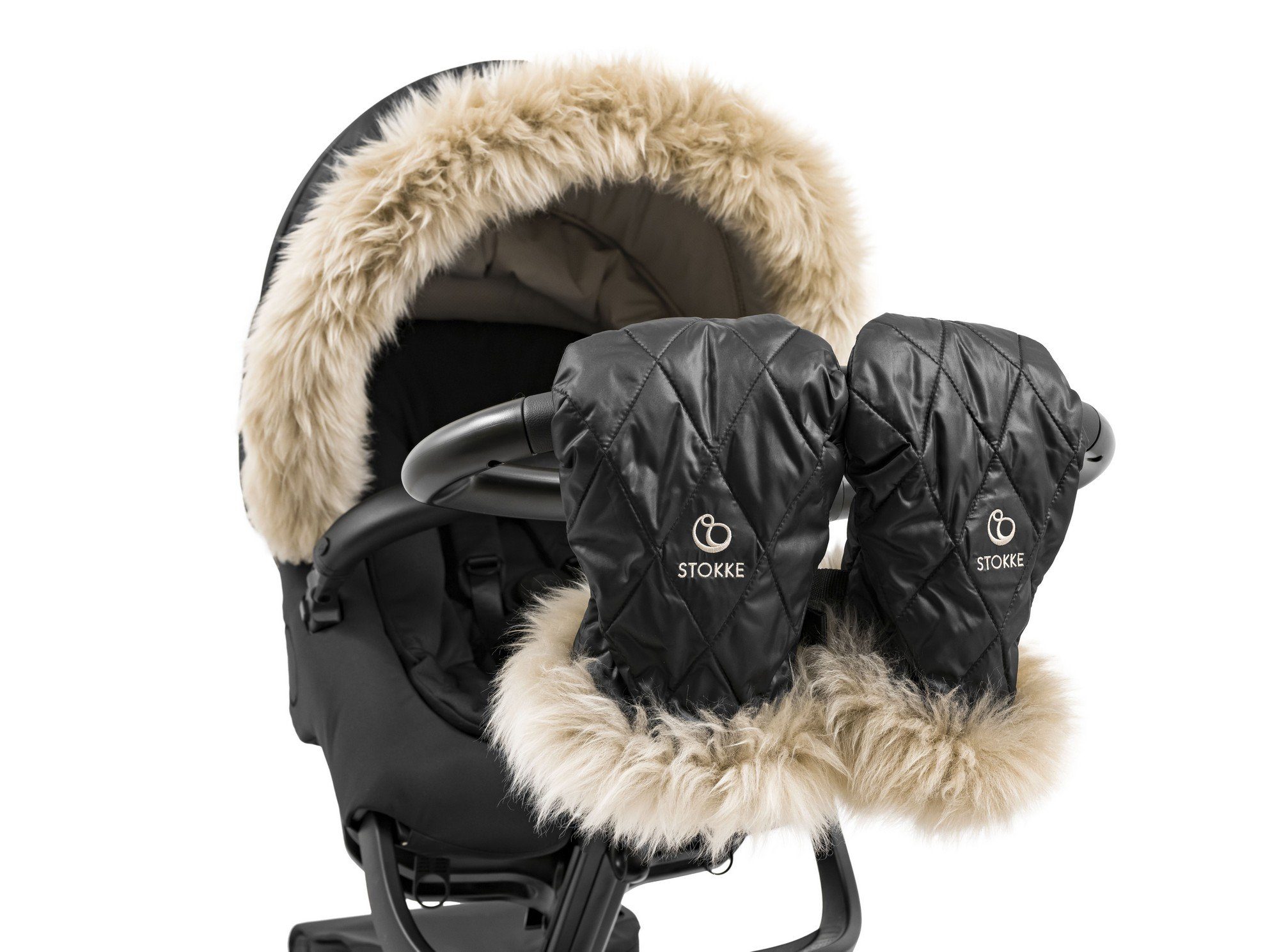 Stokke Kinderwagen-Sitzauflage Winter Kit für den Kinderwagen Xplory X, Wärmt Ihr Kleines auf skandinavische Art