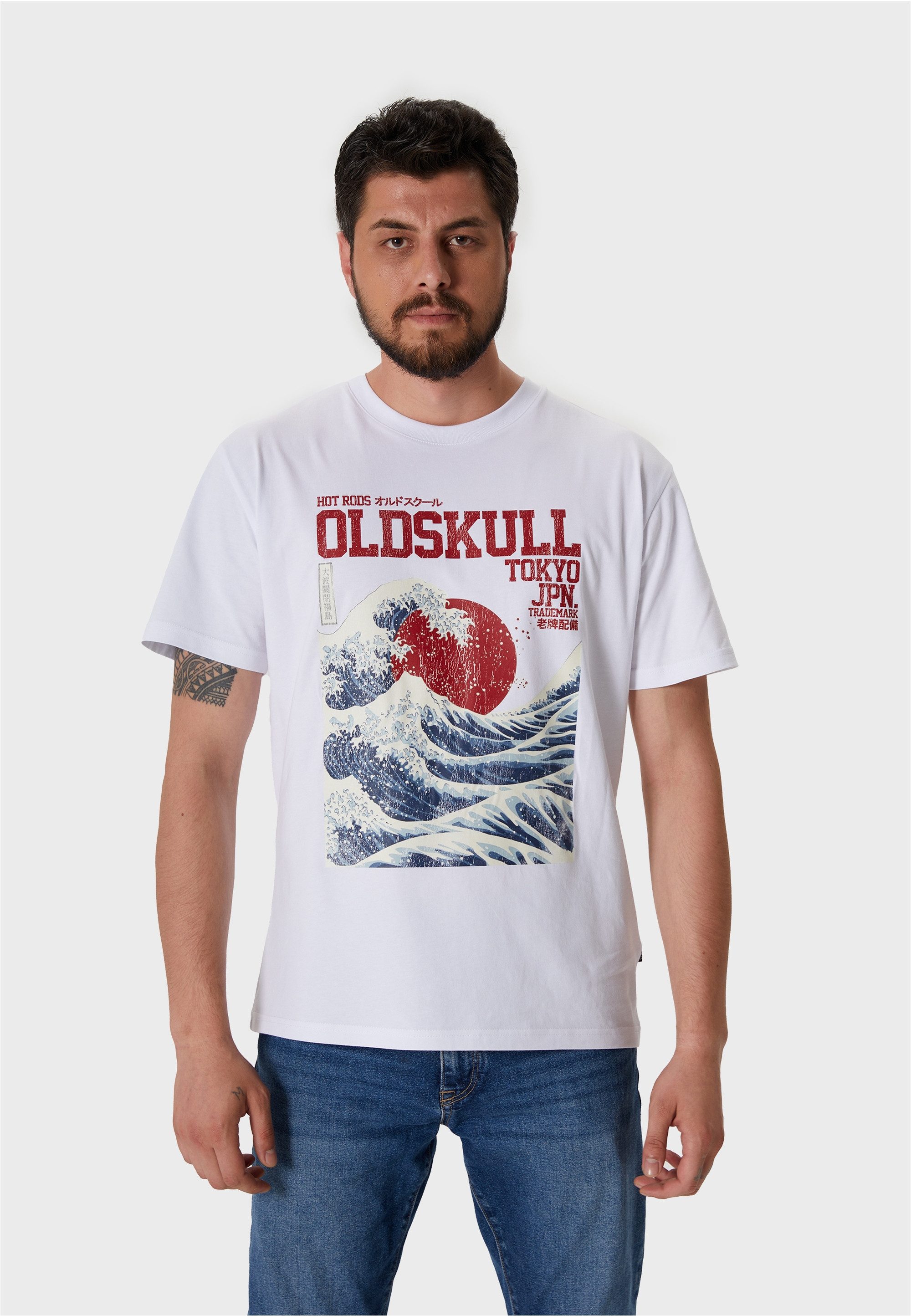 Oldskull T-Shirt Asian Big W (1-tlg) günstig online kaufen