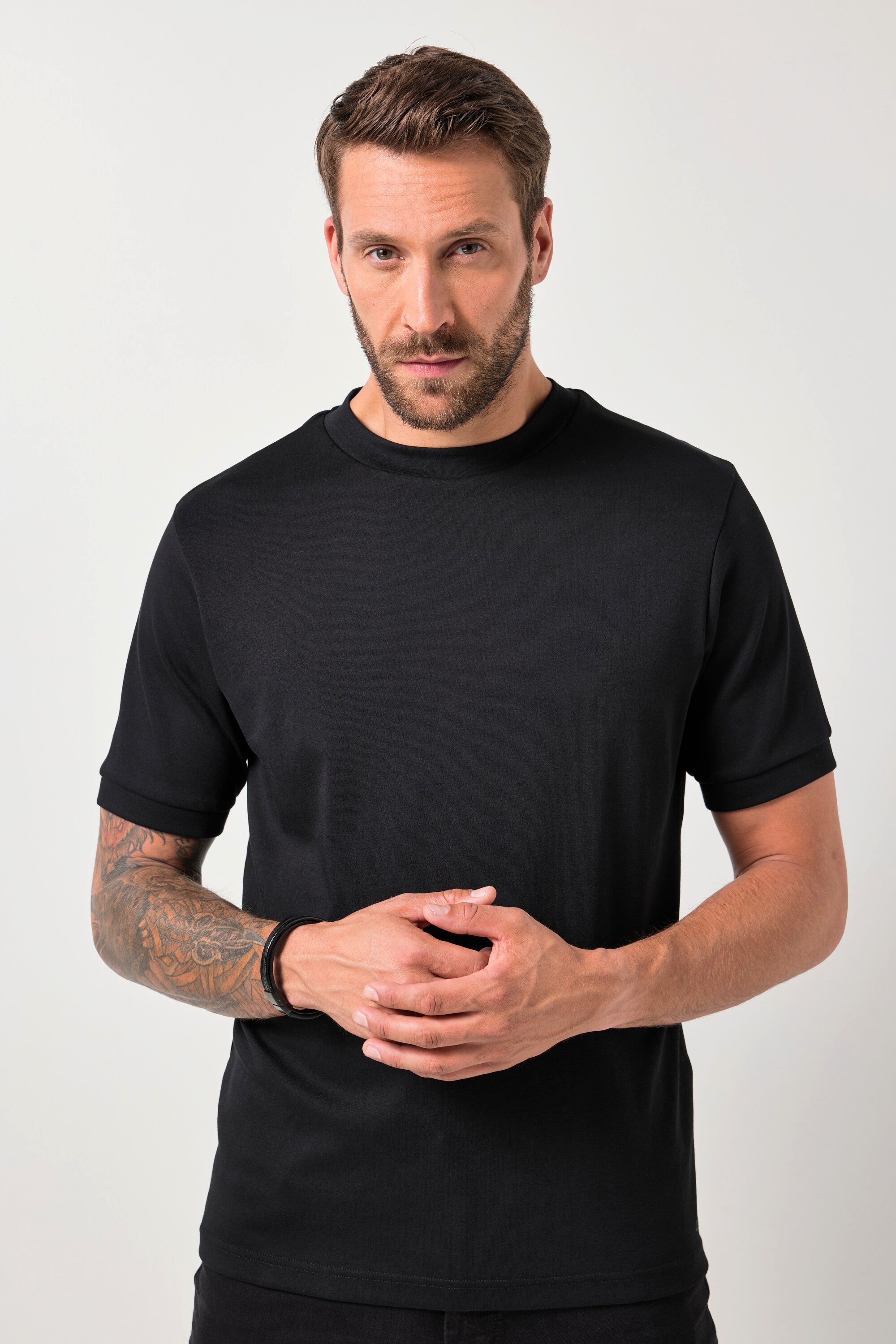 JP1880 T-Shirt JP1880 T-Shirt Halbarm Rollkragen Basic bis 8 XL günstig online kaufen